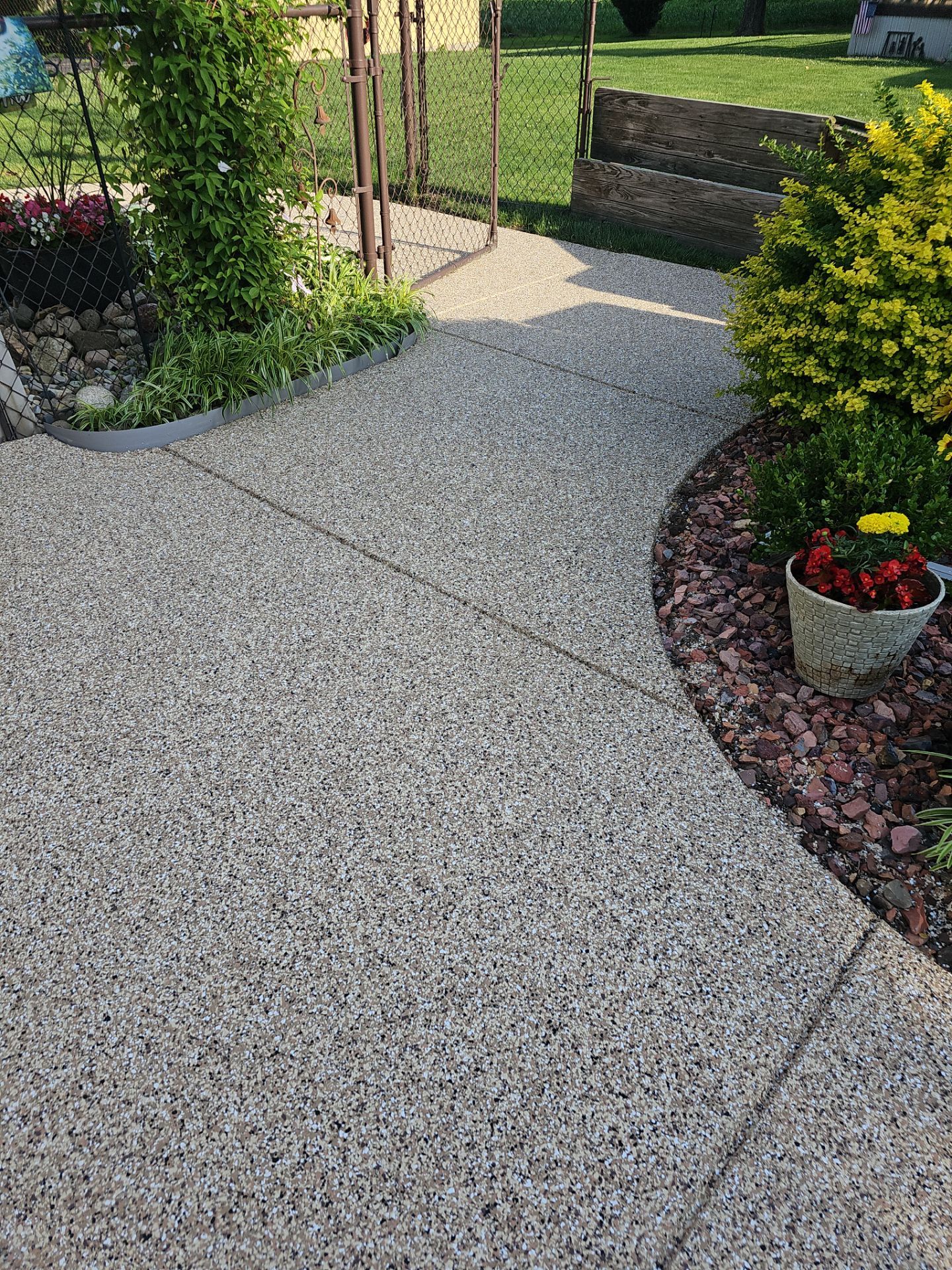 Patio Coating in South Bend! by Innovative Spaces / Innovative Concrete Coatings