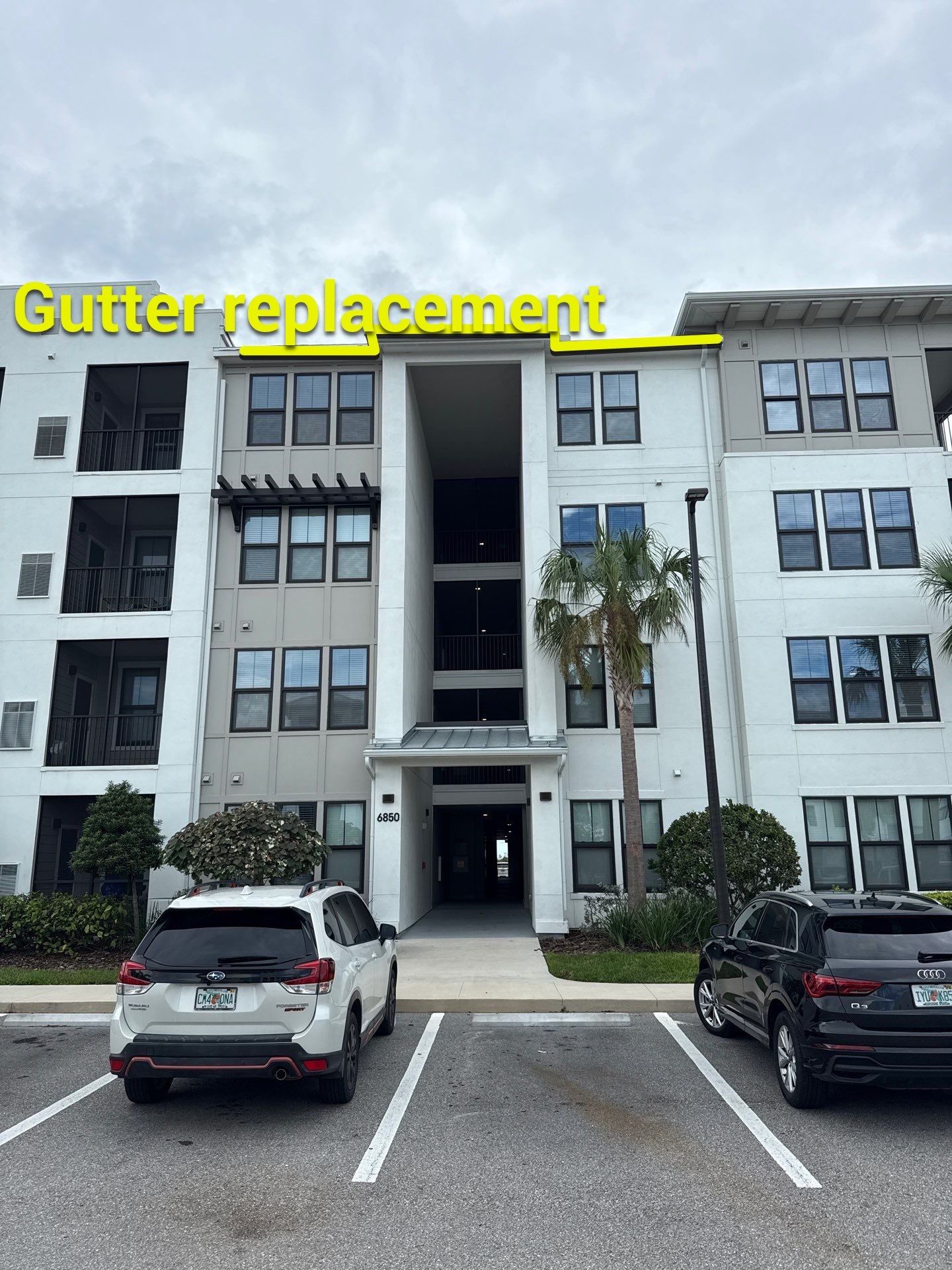 Replace gutter using gutter installation in Bradenton FL by Gutter Professors