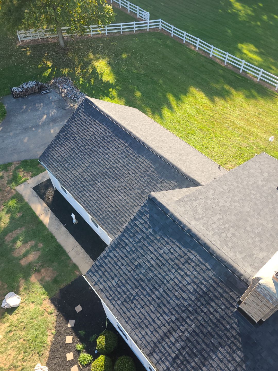 Full Roof and Chimney Restoration with Seamless Gutter Upgrade in Glen Rock, PA by Bealing Roofing & Exteriors
