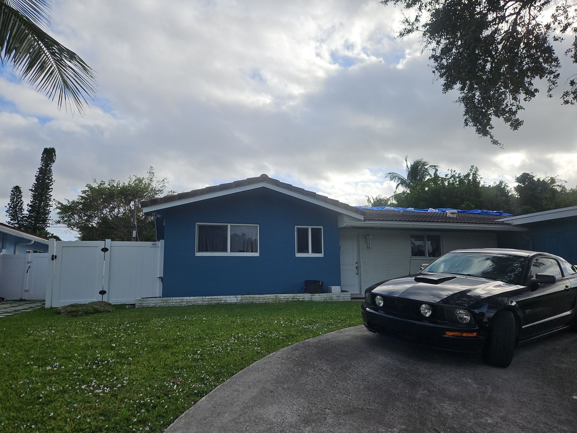 Residential Roofing Installation using 1" Nail strip metal roof by BLUES BROTHERS ROOFING