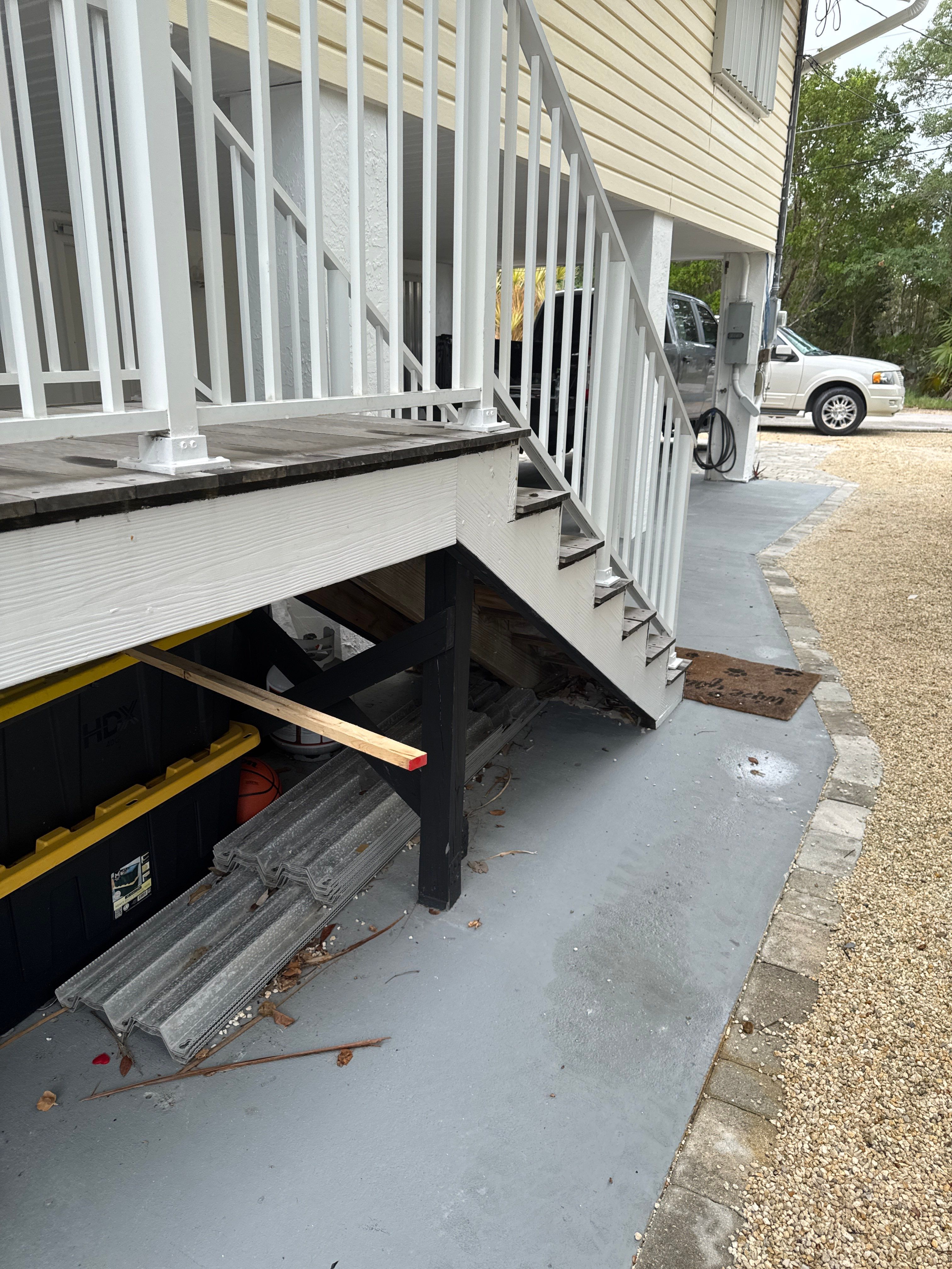 “Tidal Wave” Carport in Big Pine Key, FL by Tropical Epoxy Coatings & Creations LLC