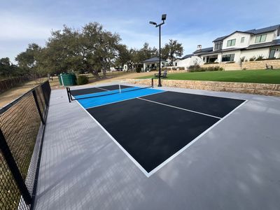 Custom Backyard Pickleball Court in Austin
