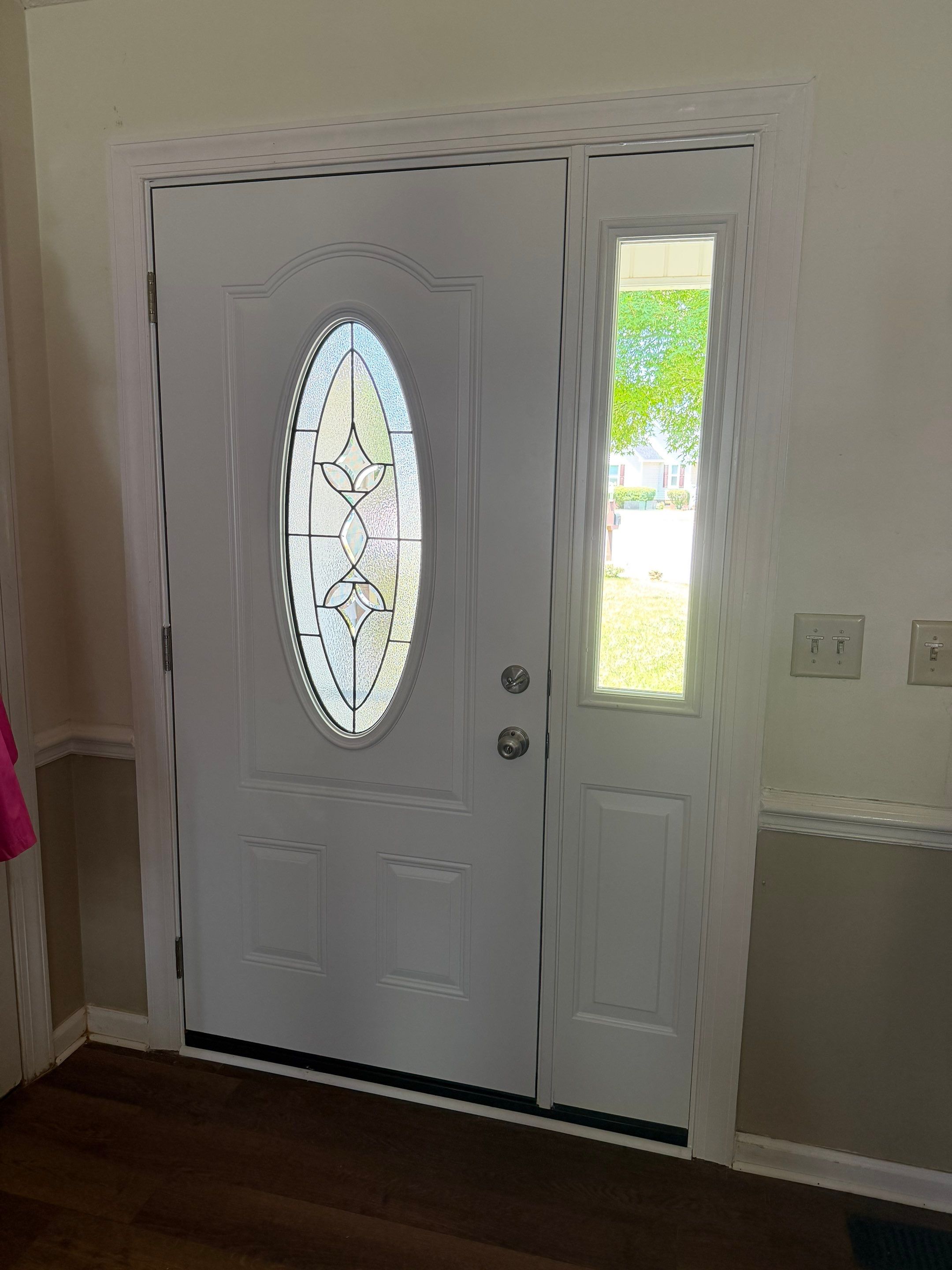 Custom Entry Door and Storm Door Installation in Nashville, NC by The Remodeling Company