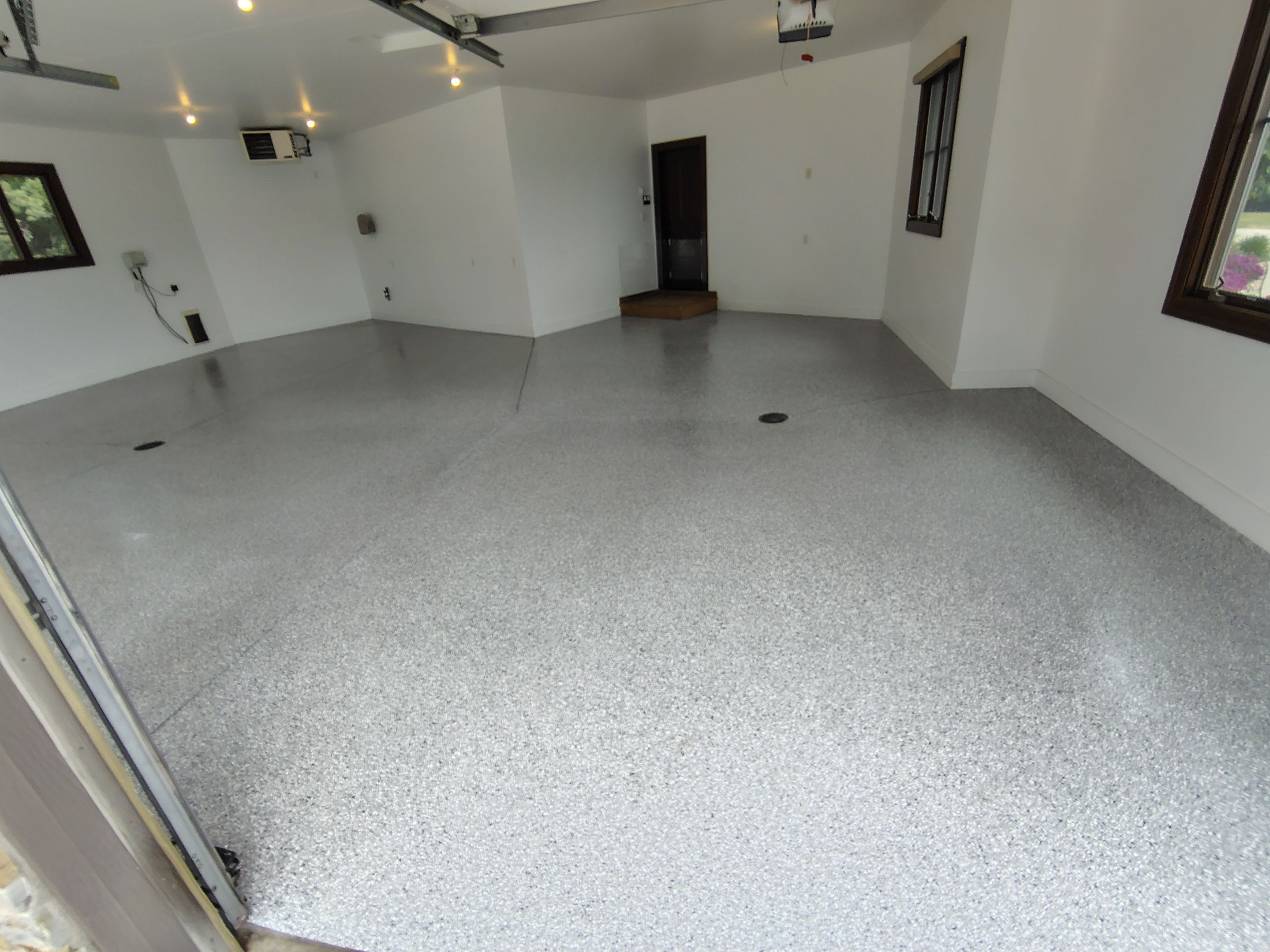 Feather Grey Floor Coating in Sioux Falls, SD by Select Painting, Coatings & Garage Cabinets