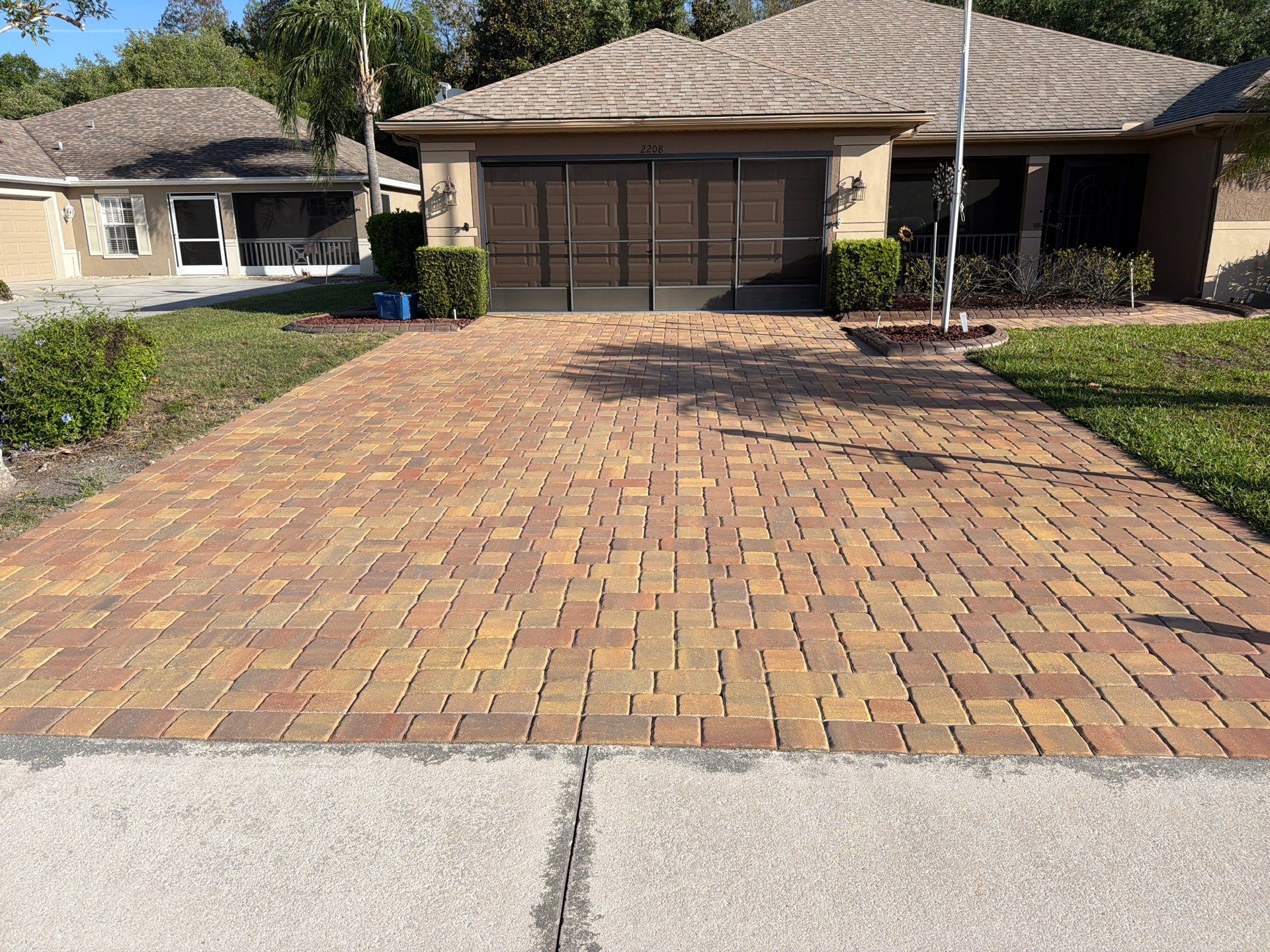 Paver Driveway and Walkway Sealing in Sun City Center by Supreme Paver Experts