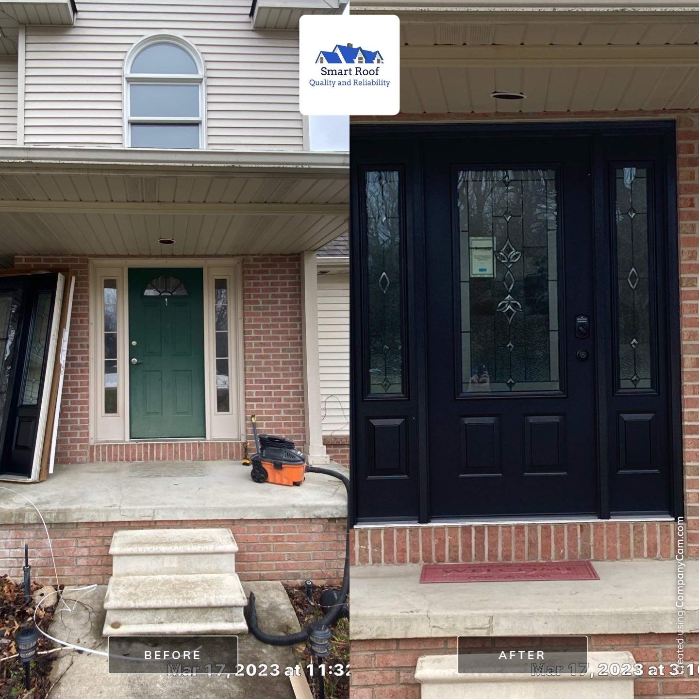 Entry Door using Replace Exterior Door by Smart Roof