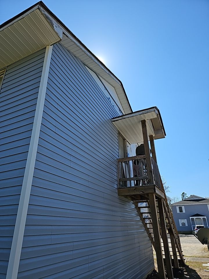 Interior and exterior renovation using Royal Building Products  by Indigo State Roofing