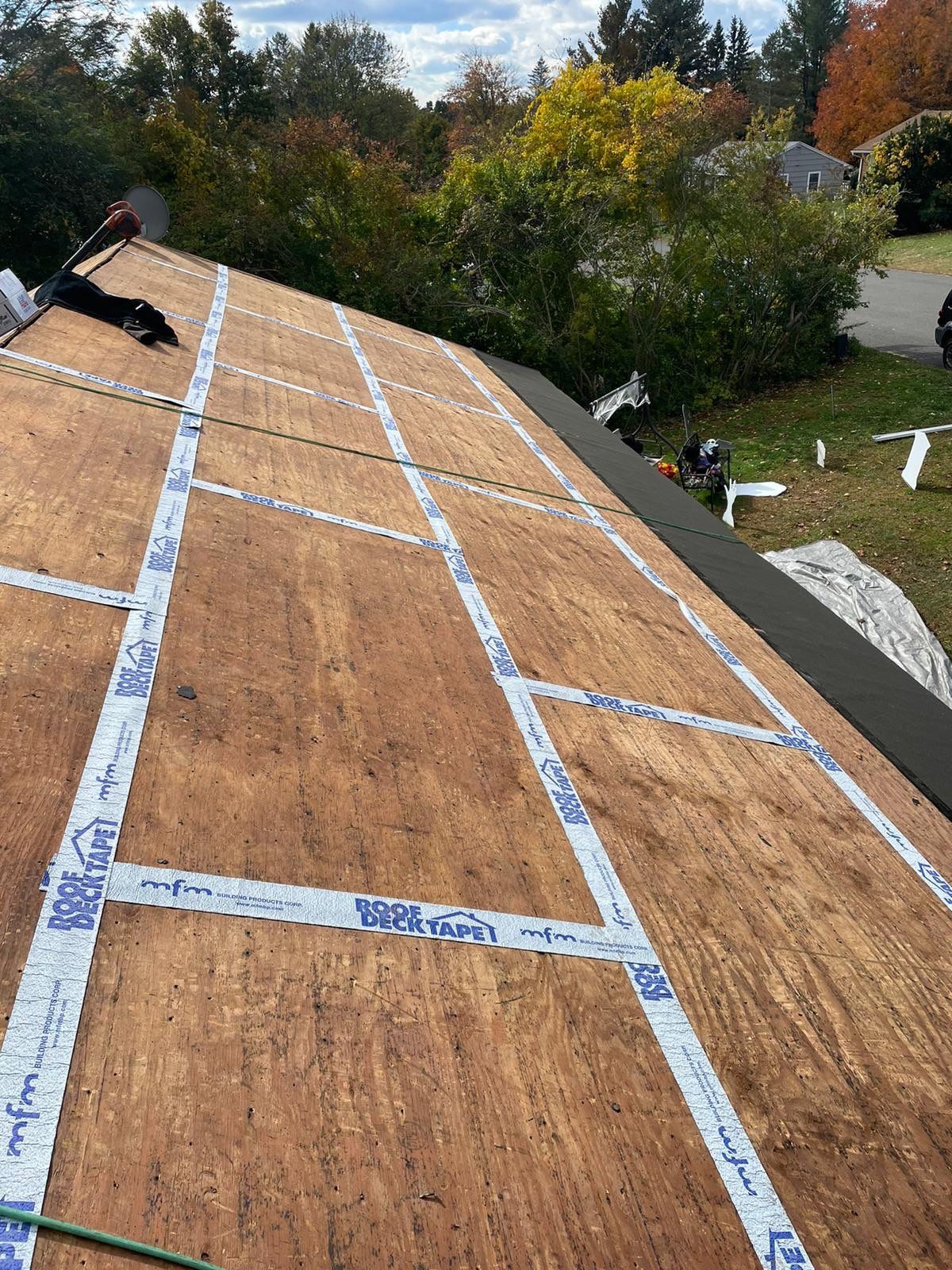 Residential Roofing Installation using Owens Corning TruDefinition by A Plus Exterior