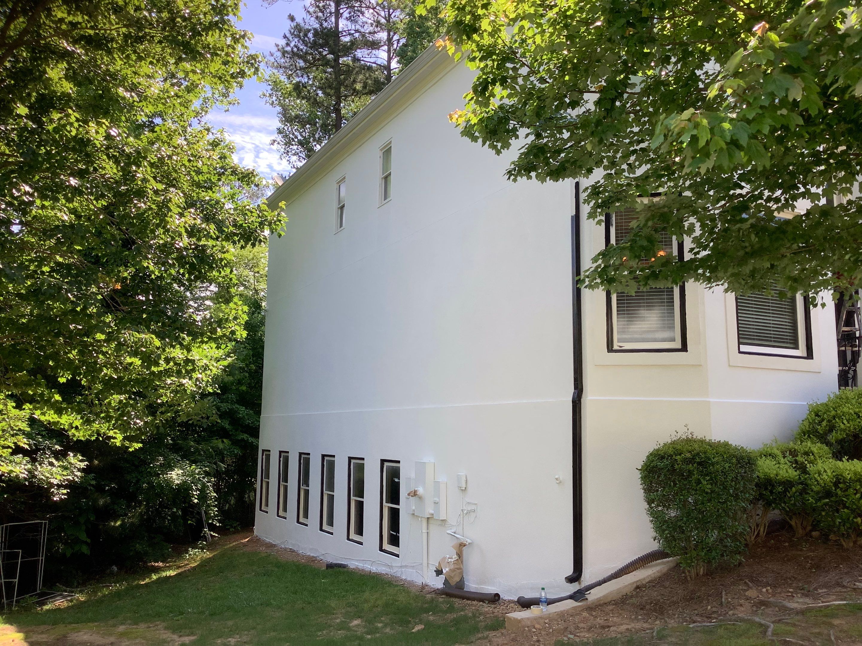 Full Exterior Stucco Painting and Trim Update in Atlanta by Swift Home Renovations