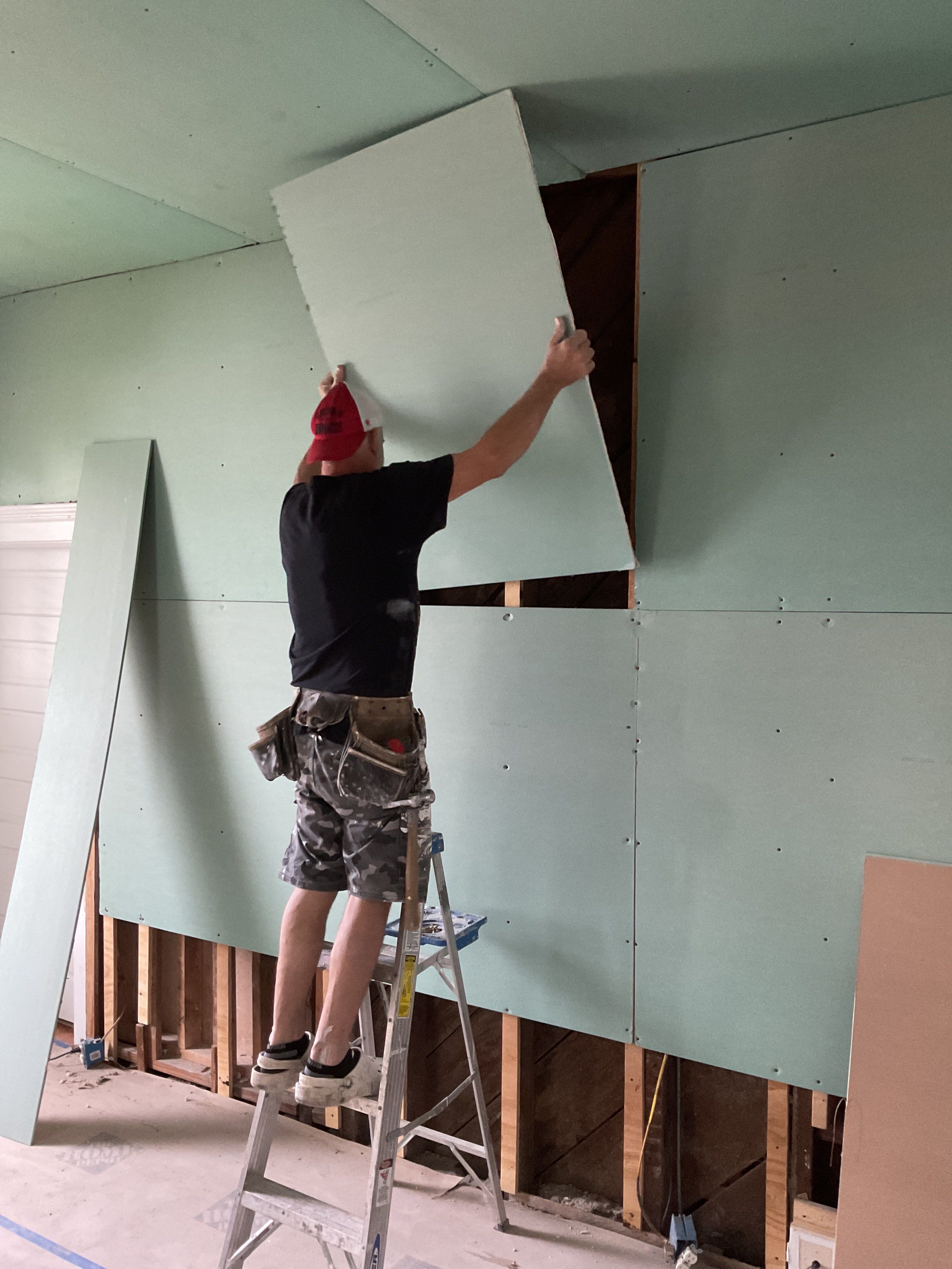 Drywall Job For National Guard by Axtra Hand