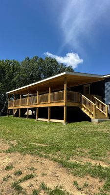 Custom Covered Deck and Porch Construction in Ronceverte, West Virginia