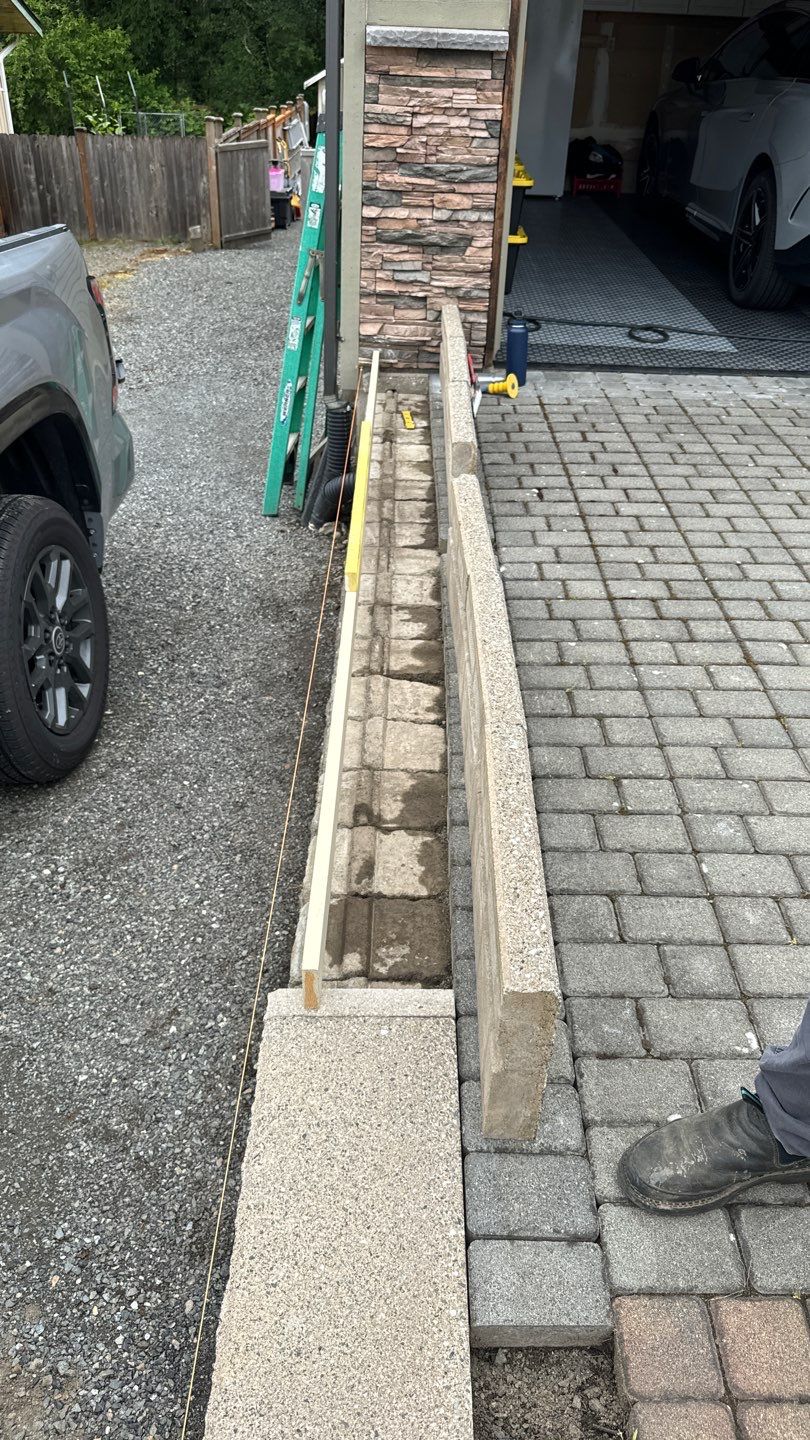 James | Concrete Driveway, Walkway & Stairs/Porch and & Planting by Jireh Asphalt & Concrete Inc 