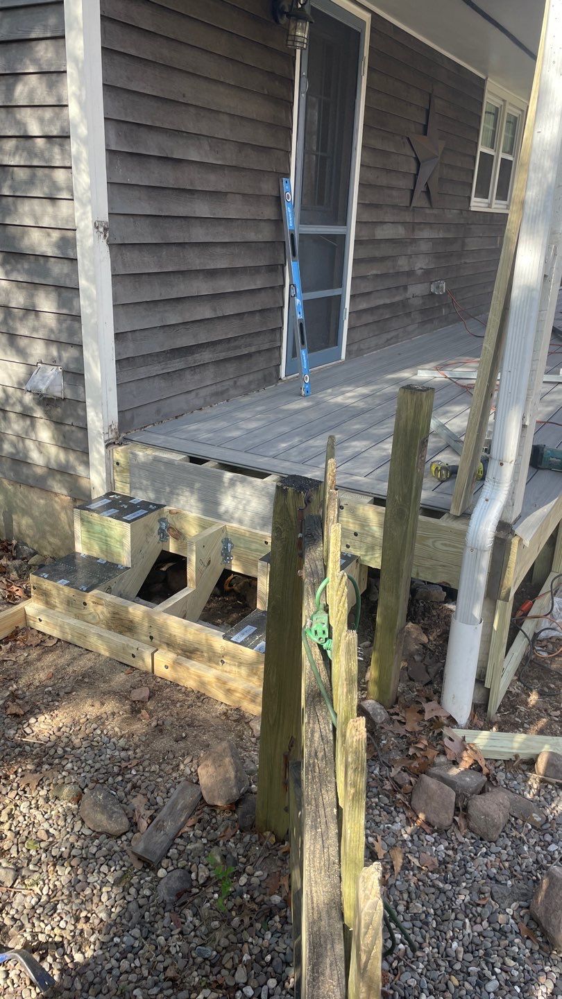 Porch Resurface in Clinton NJ by deck guardian