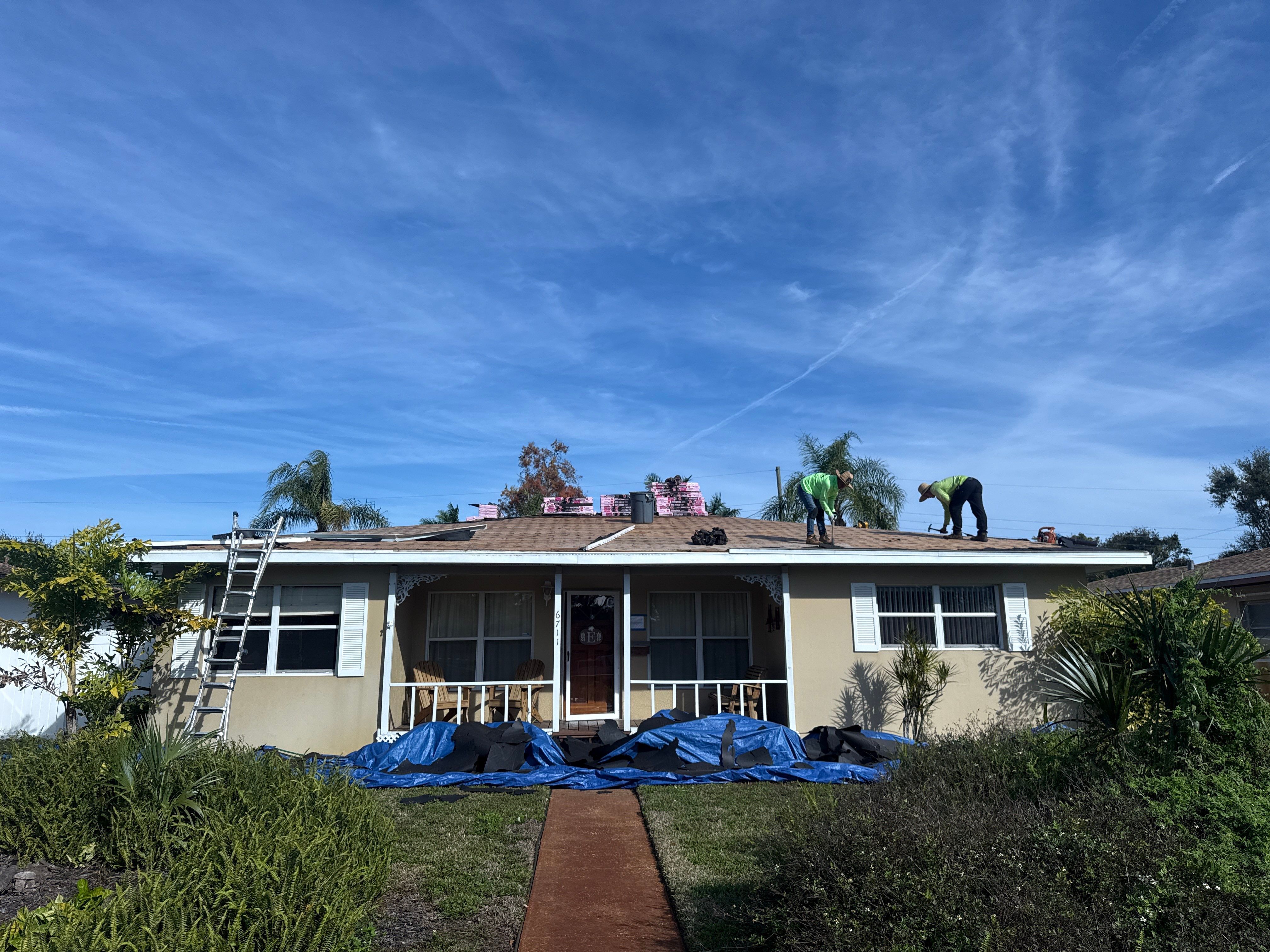 Project in St. Petersburg 33710 by Mitchell Roofing Company LLC