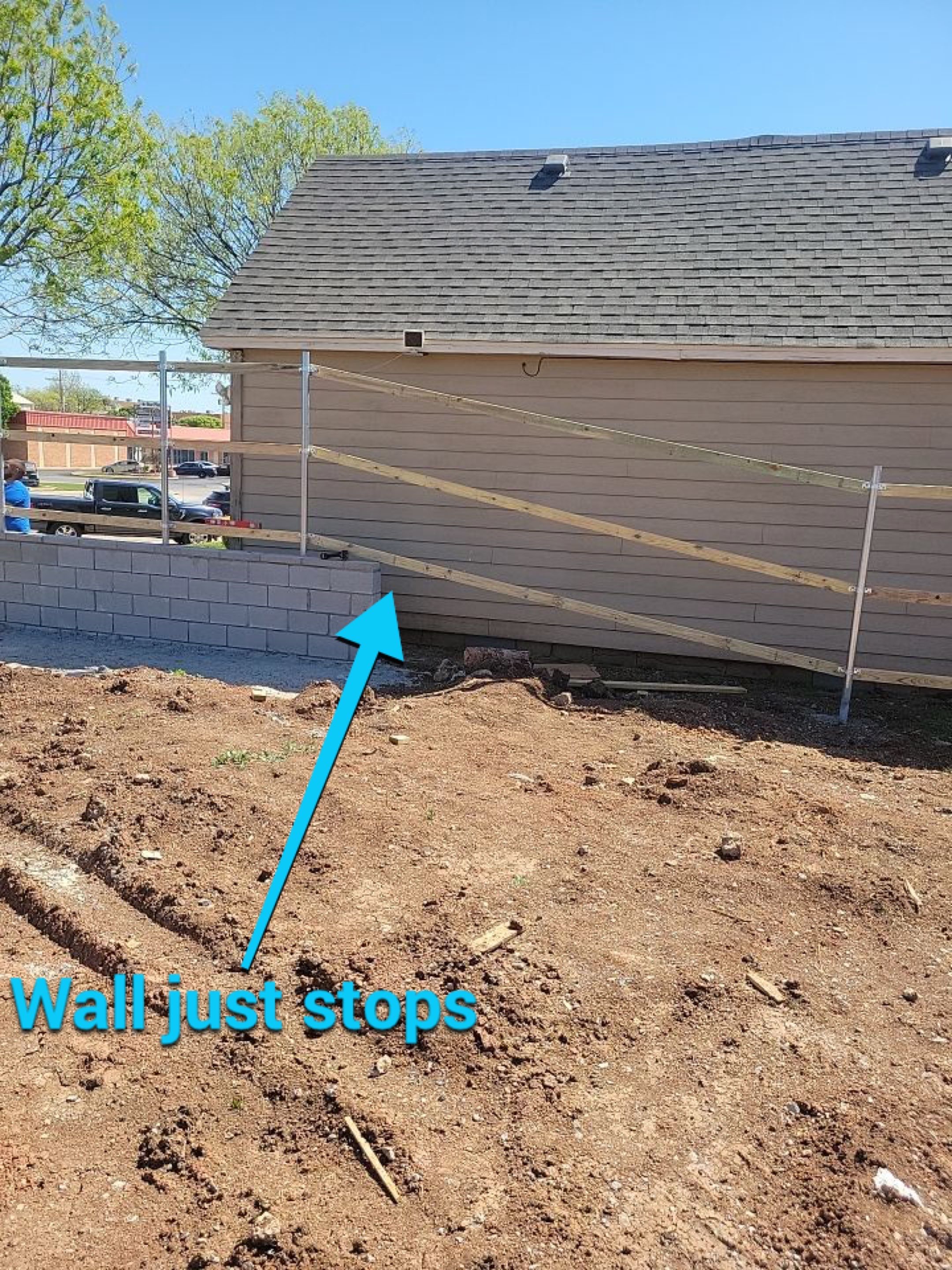 Cedar Fence using Cedar Pickets and Metal Poles by Clays Services Inc