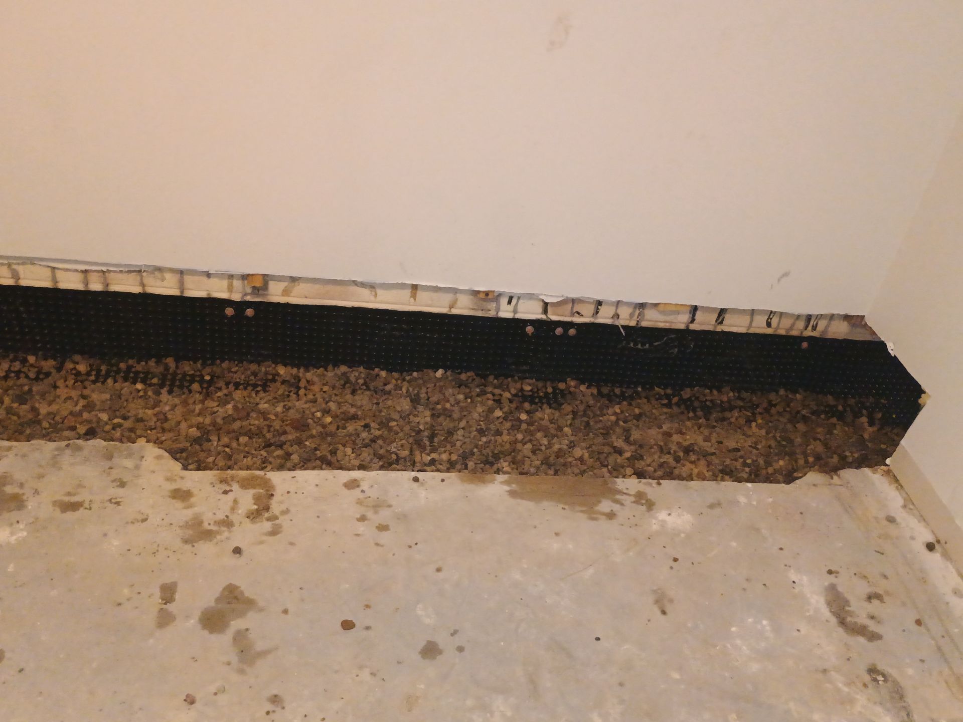 Drain tile for Kael in New Brighton by Waterproofing Northeast