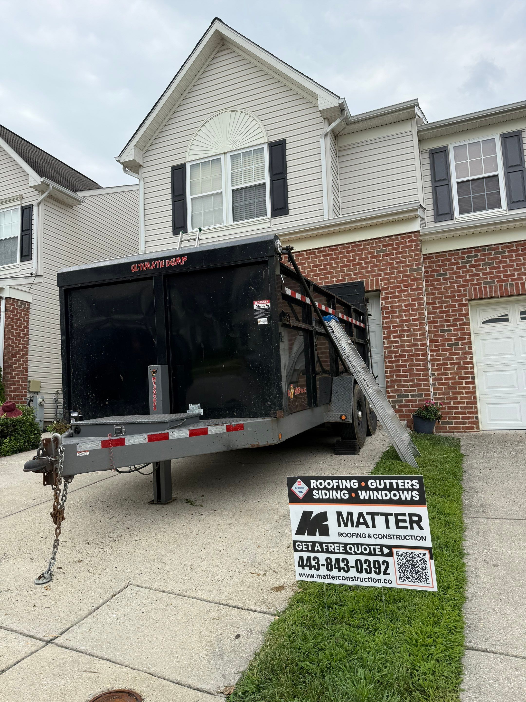 Residential Roofing Installation using GAF Timberline HDZ by Matter Roofing & Construction