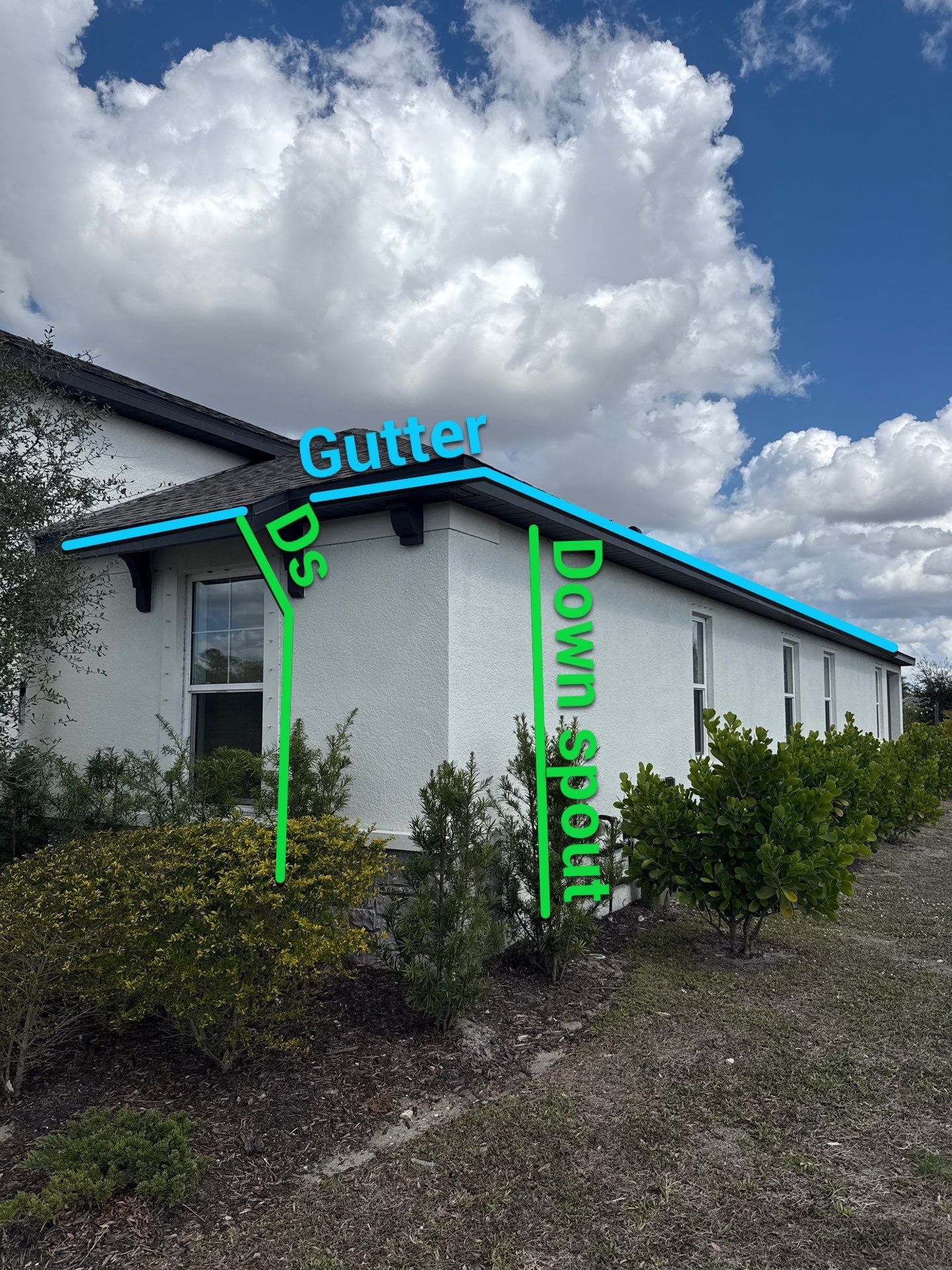 K-Style Seamless Gutter Installation using bronze gutters in Sarasota FL by Gutter Professors
