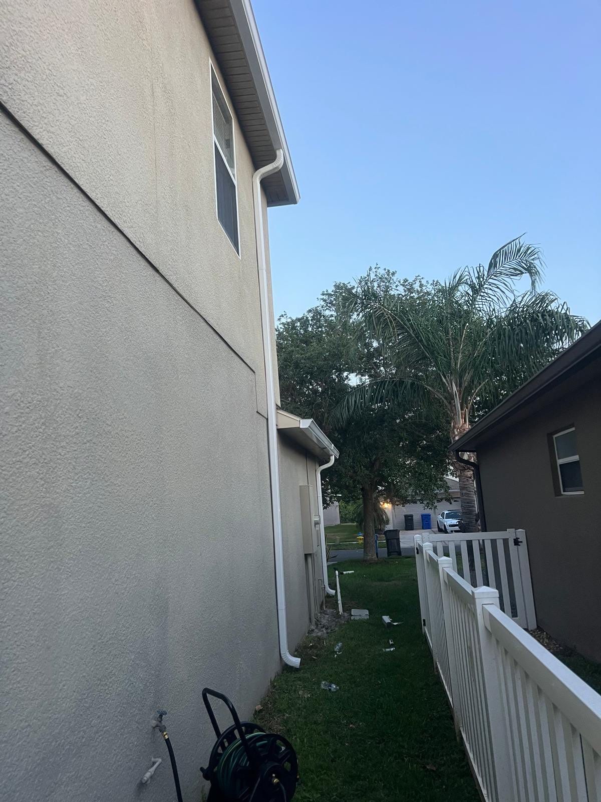 Modern 7-Inch Seamless Gutters for Luxury Homes in Tampa FL by Gutter Professors