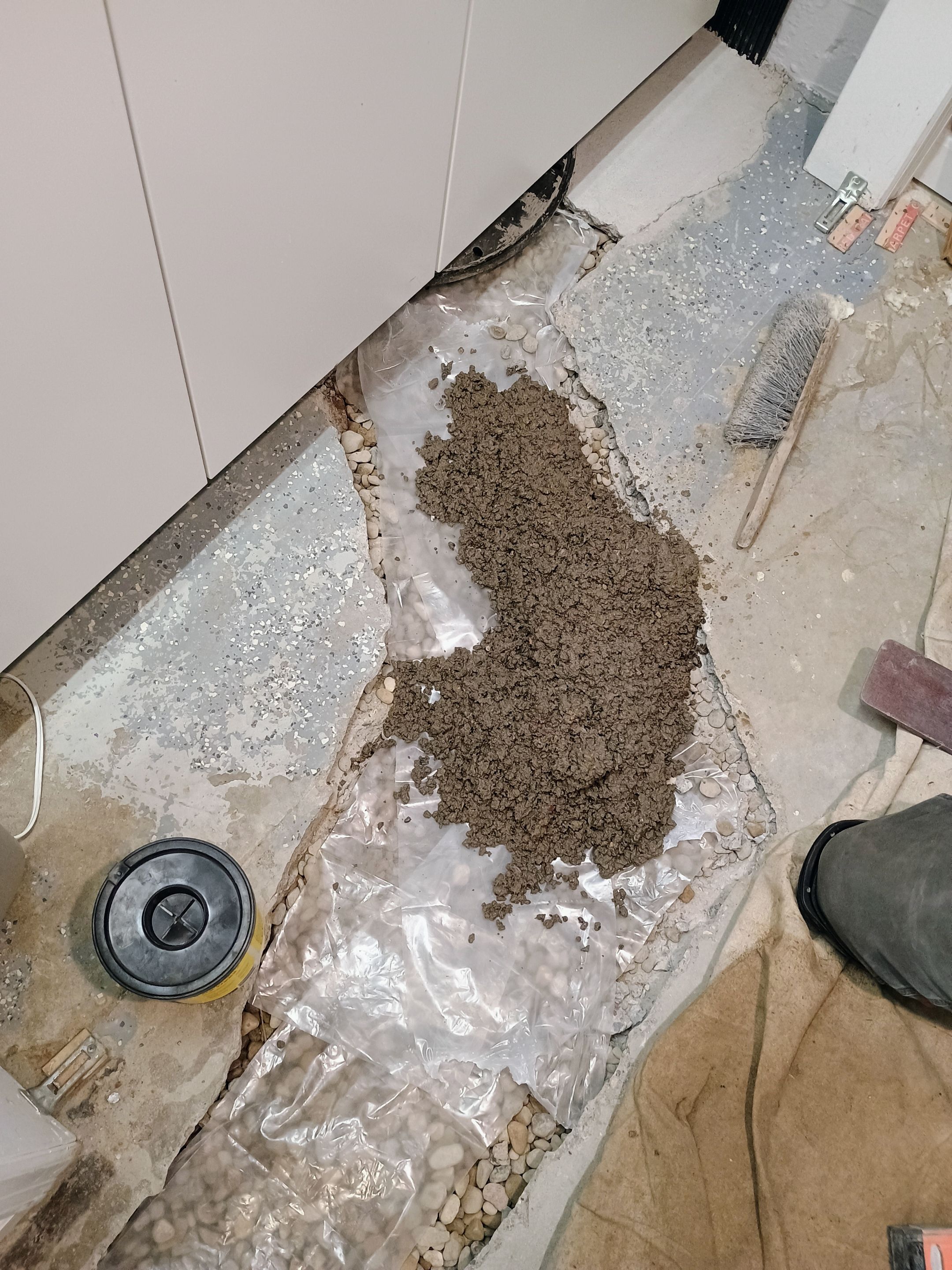 Interior Drain Tile in St. Louis Park by Waterproofing Northeast