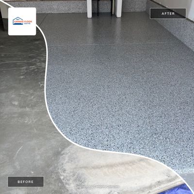 Garage Floor Coating using Cabin Fever