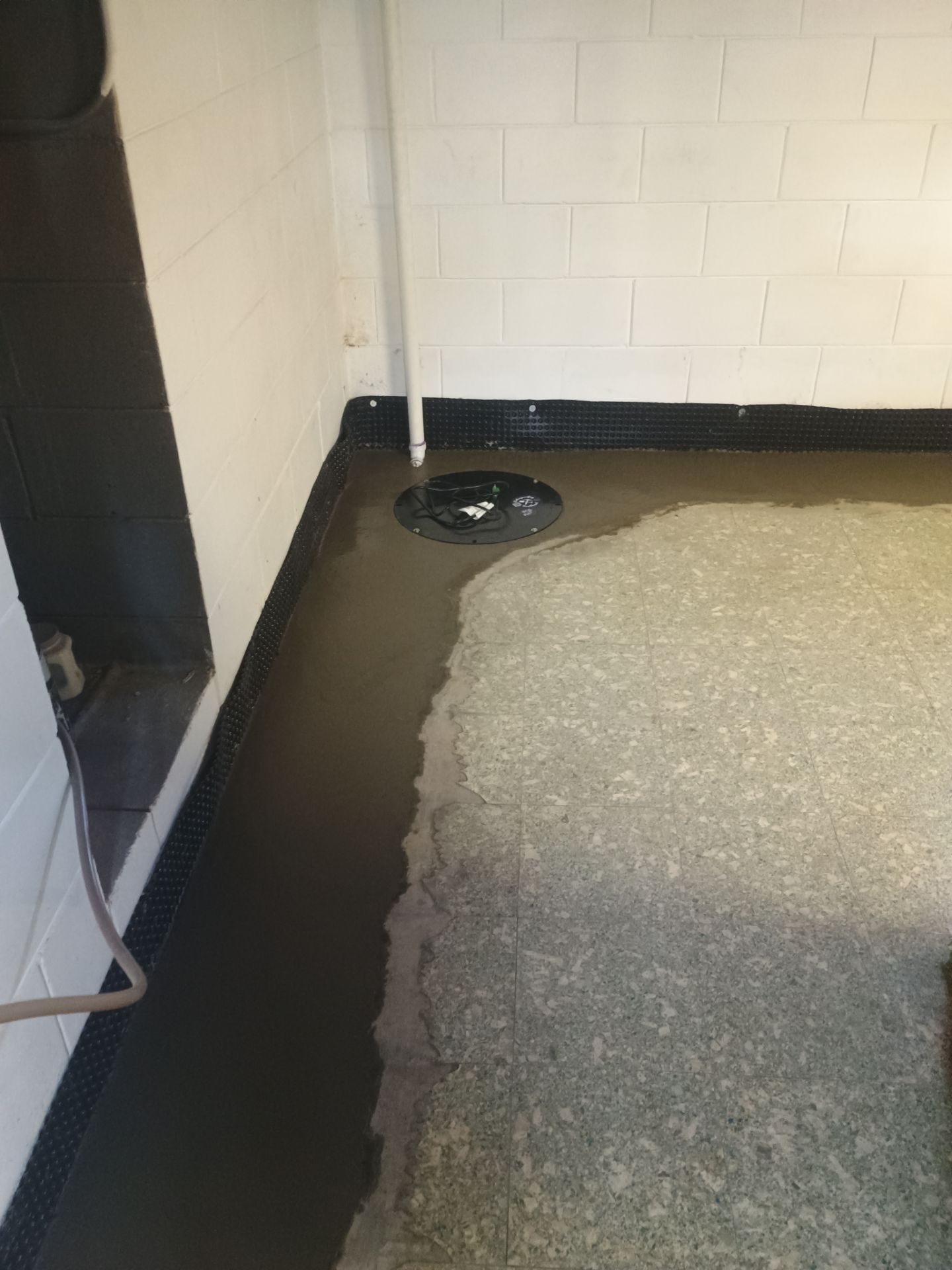 Drain Tile in Roseville for Carston by Waterproofing Northeast