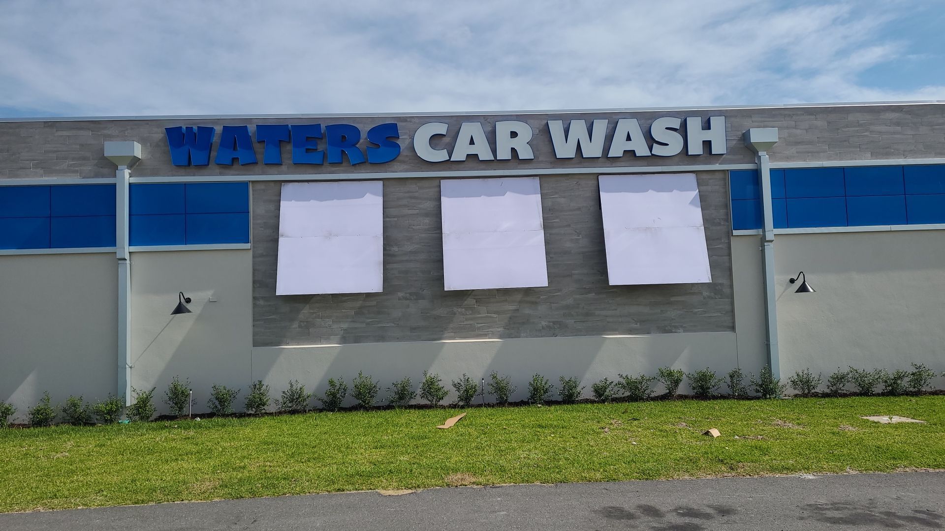 Pylon Sign and Channel Letters for Waters Car Wash by SignCrafters
