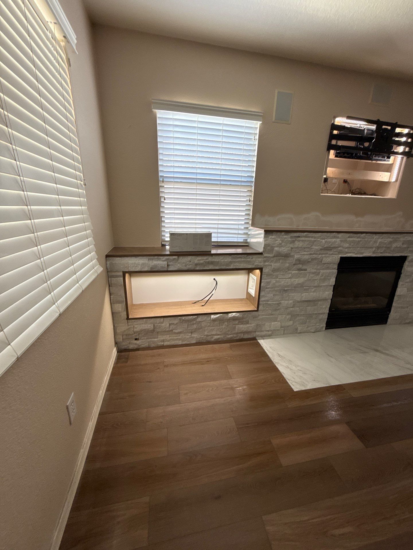 Meadview Fireplace Remodel by Workman Company LLC 