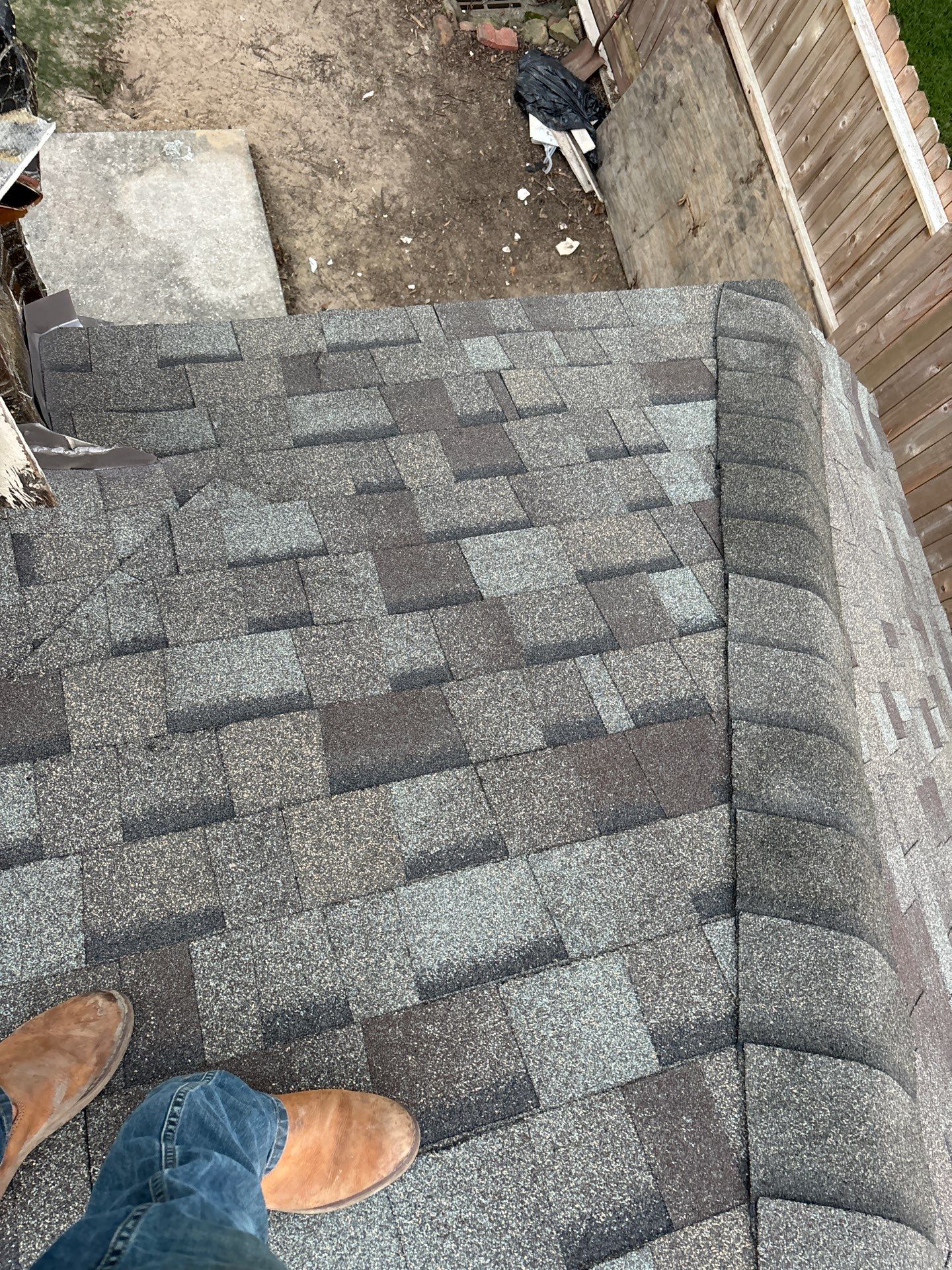 Residential Roofing Installation using Owen's Corning Duration (Lifetime) Shingles by Roof Repair Company