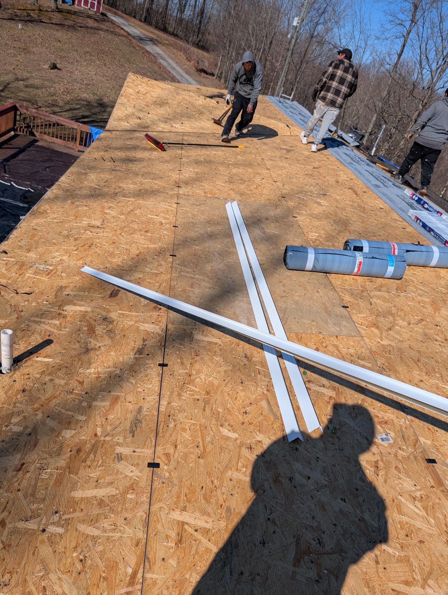 Residential Roofing Installation using GAF Timberline HDZ Mission Brown by Rainstoppers Roofing