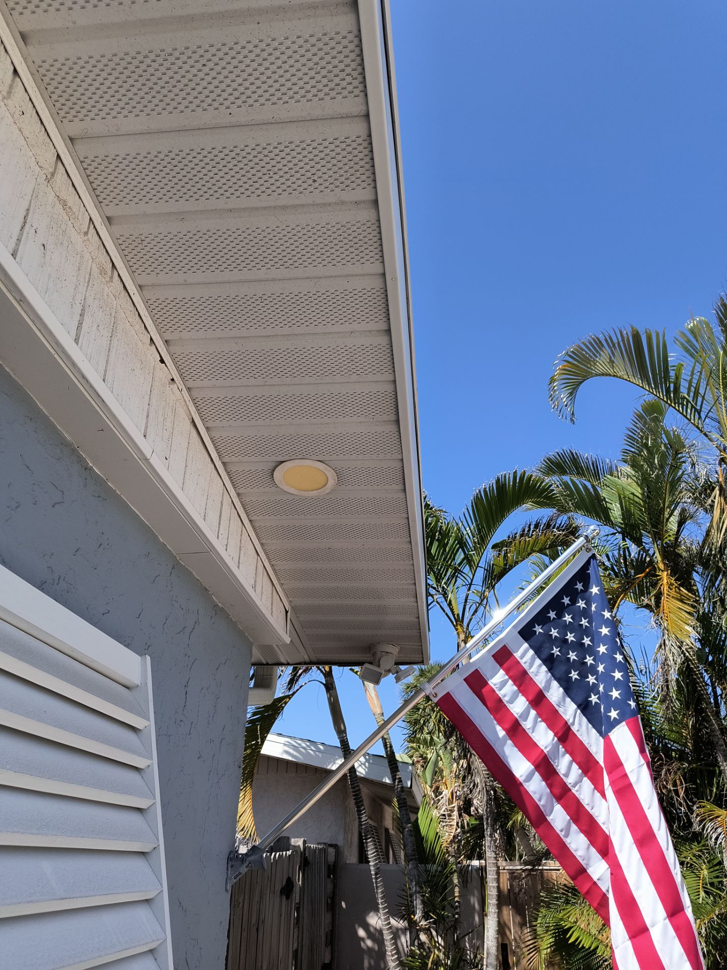 New Metal Soffit and Fascia in Siesta Key FL by Gutter Professors
