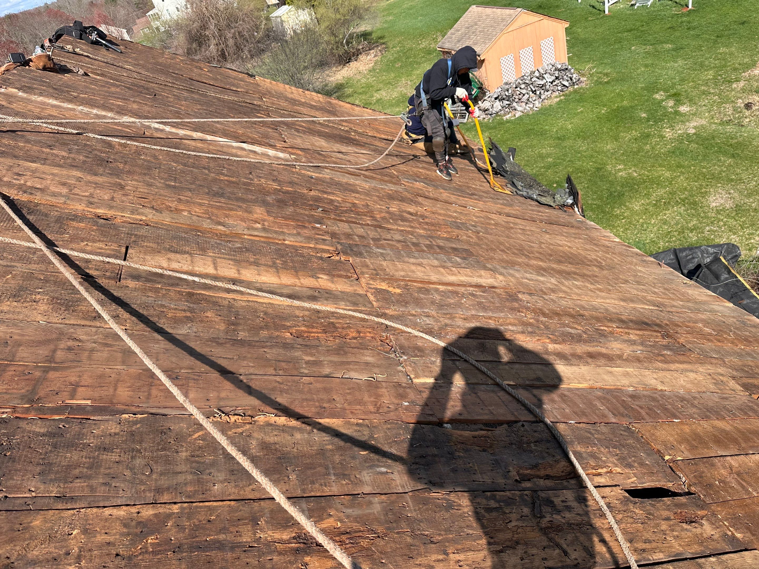 Barn in Derry, NH — this one came with some serious challenges. by Tall pine roofing