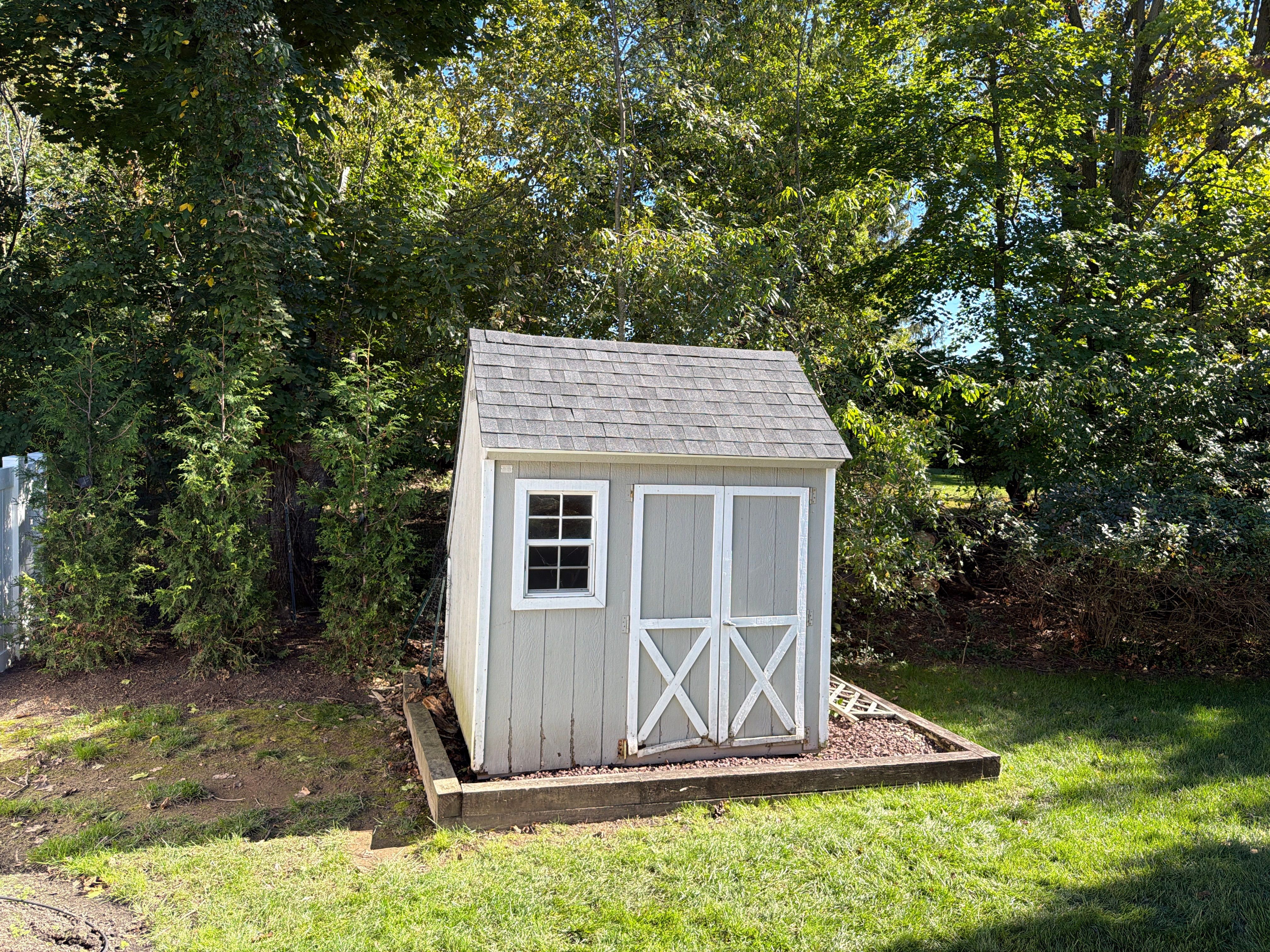 Asphalt Shingle Shed Roof Replacement and Sheathing Repair in Warrington by Stofan Construction LLC