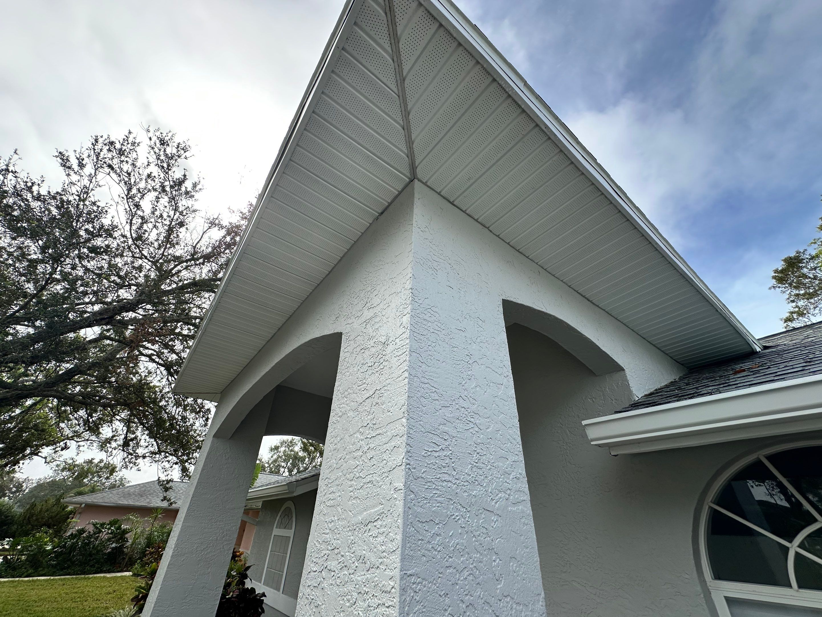Install Vinyl Soffit in Sarasota FL by Gutter Professors
