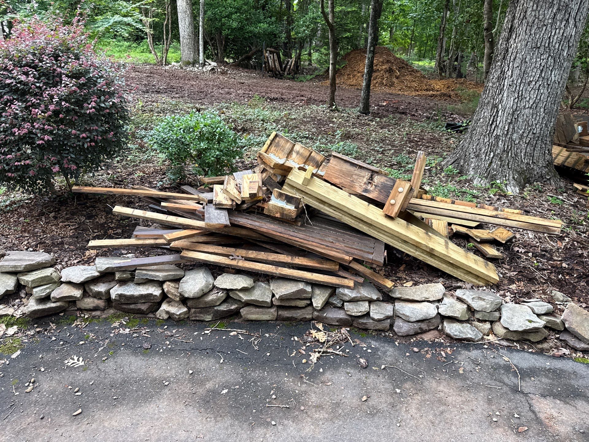 Project in Waxhaw by Badger Hauling