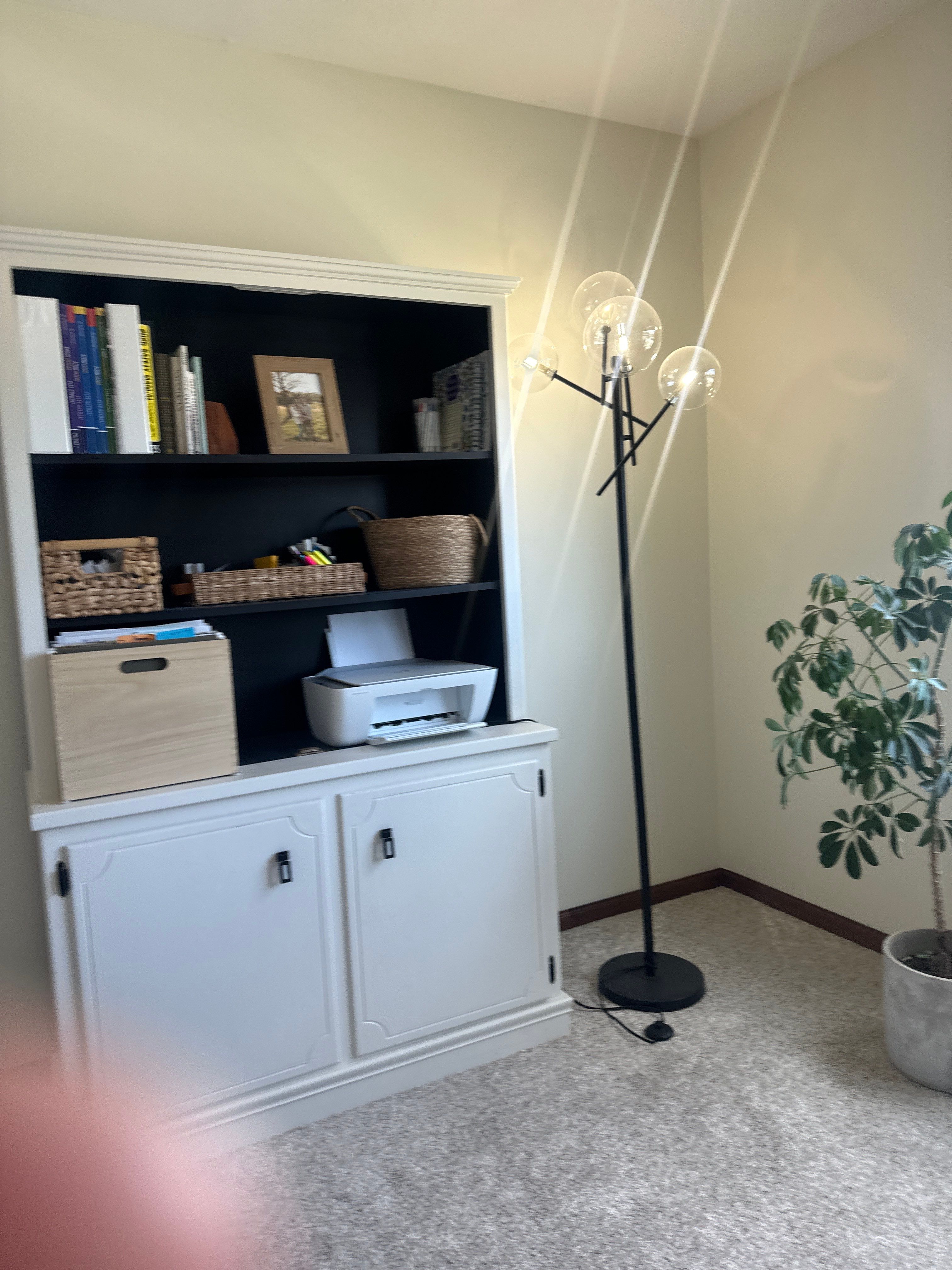 Home Office Renovation in Lincoln Featuring Custom Built-ins and Trim by CompanyCam Sales Demo