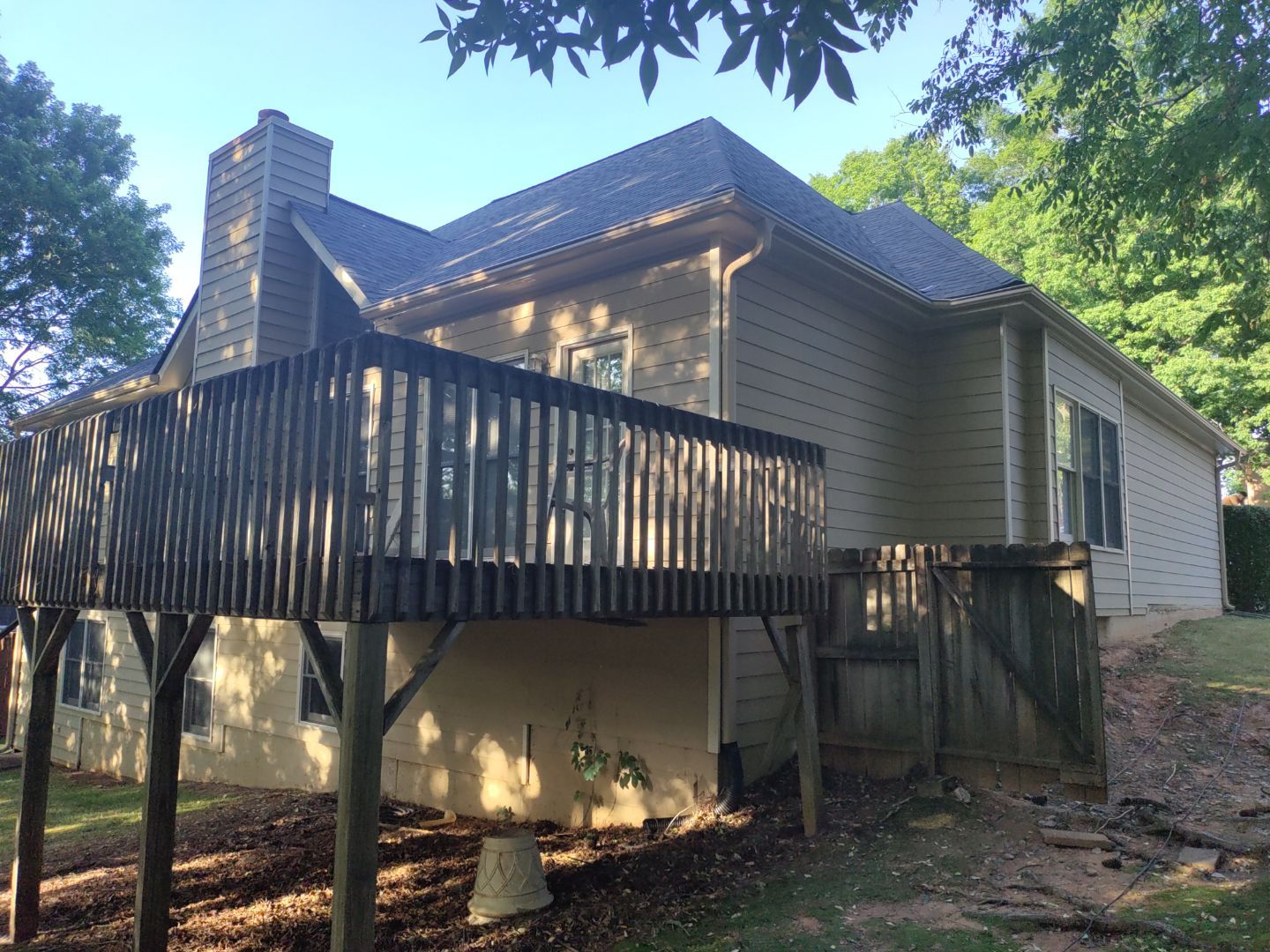 Residential Roof Replacement using Owens Corning Estate Gray by Inspector Roofing and Restoration