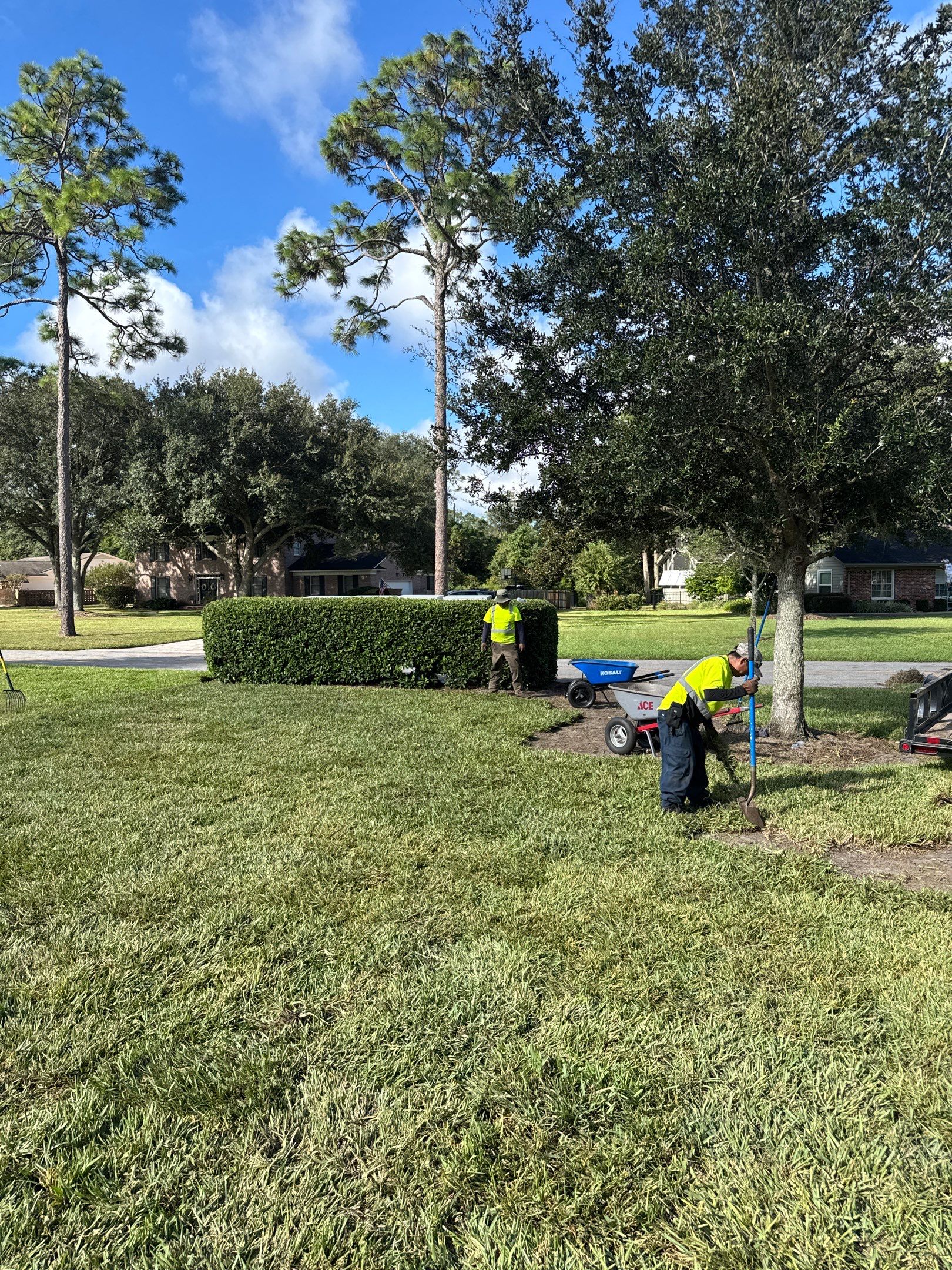Deerwood Community | Island Landscape Replacement by ProGreen Services