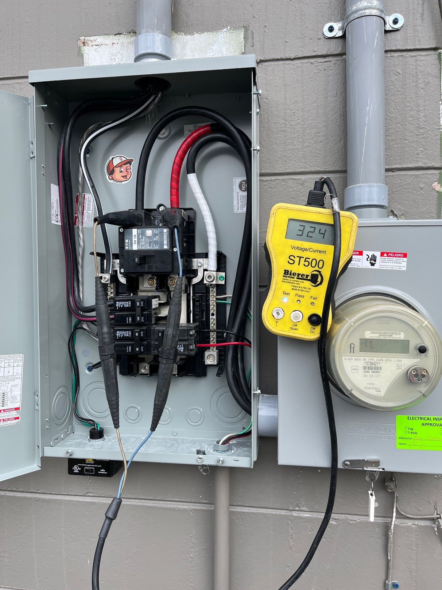 150A Main Panel and Meter Cabinet install in Maitland by Smartron Electric