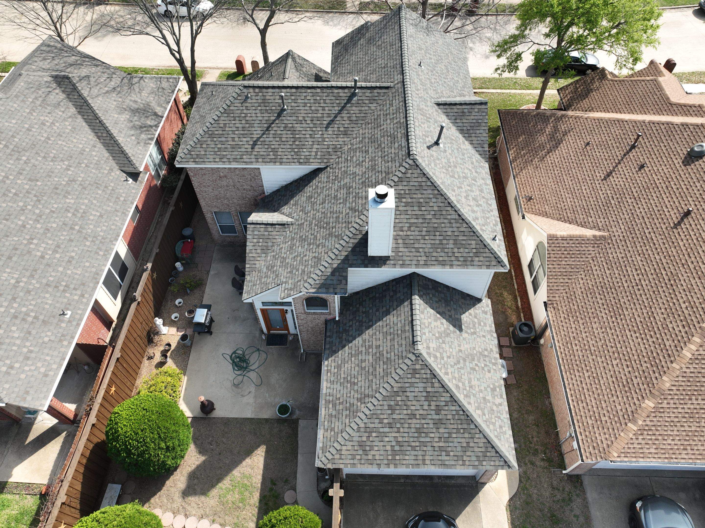 Residential Roofing Installation using CertainTeed Landmark MaxDef Weathered Wood by OneSource Roofing and Restoration