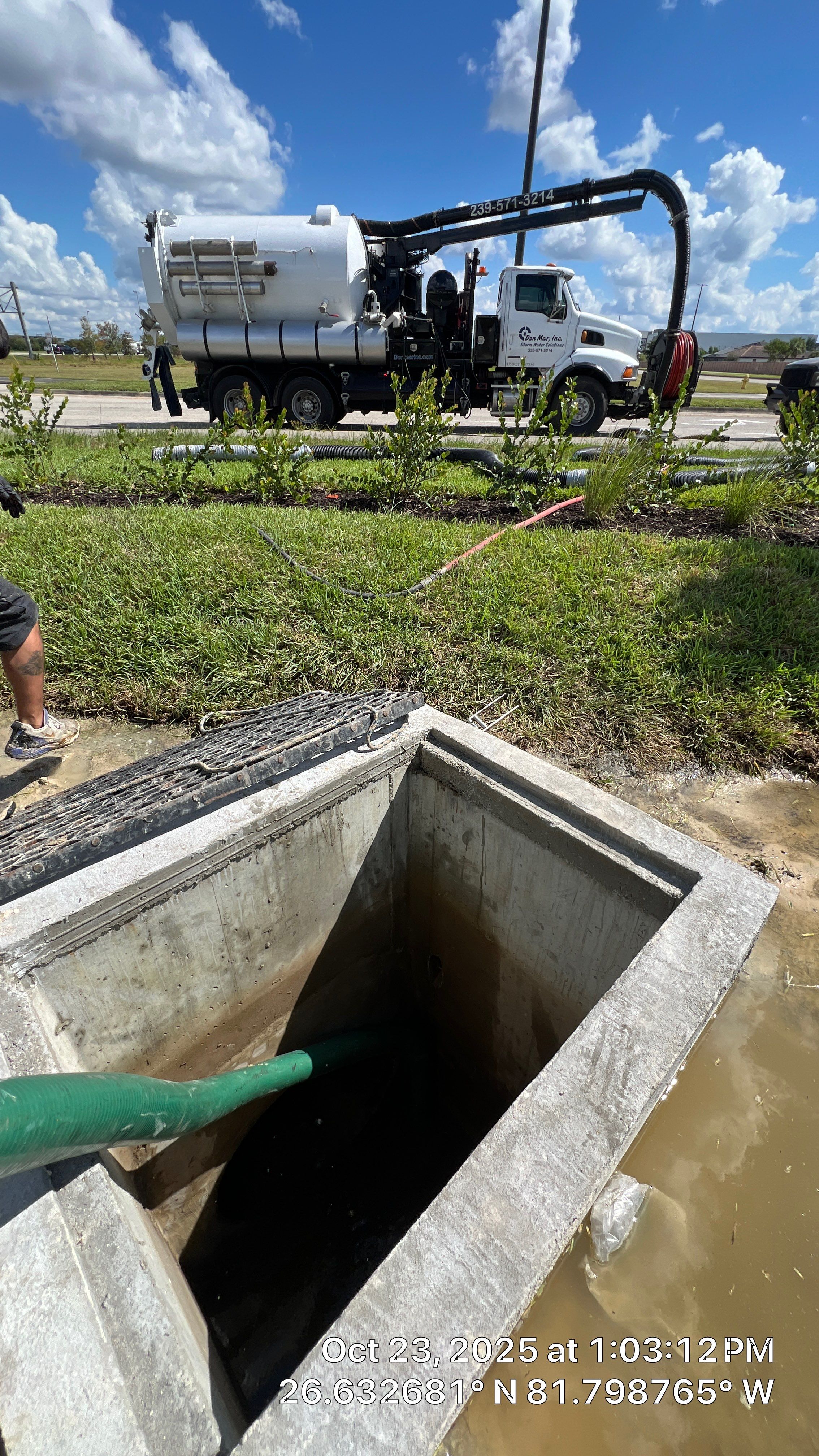 Coffee Rush Fort Myers with PRS by Don Mar, Inc. Storm Water Solutions