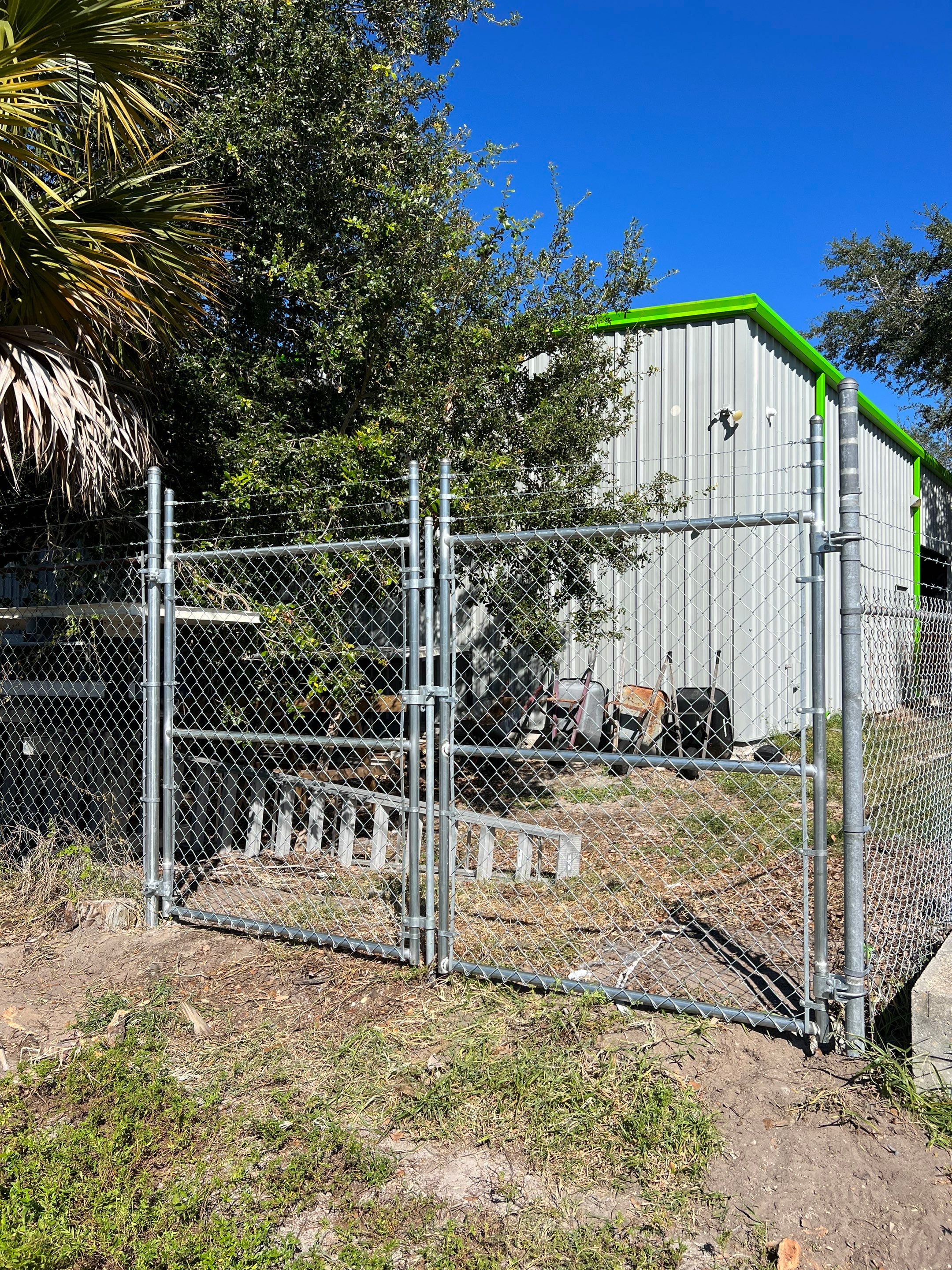Commercial Fence Installation using Aluminum Estate Gate by Asap fence and gates, LLC