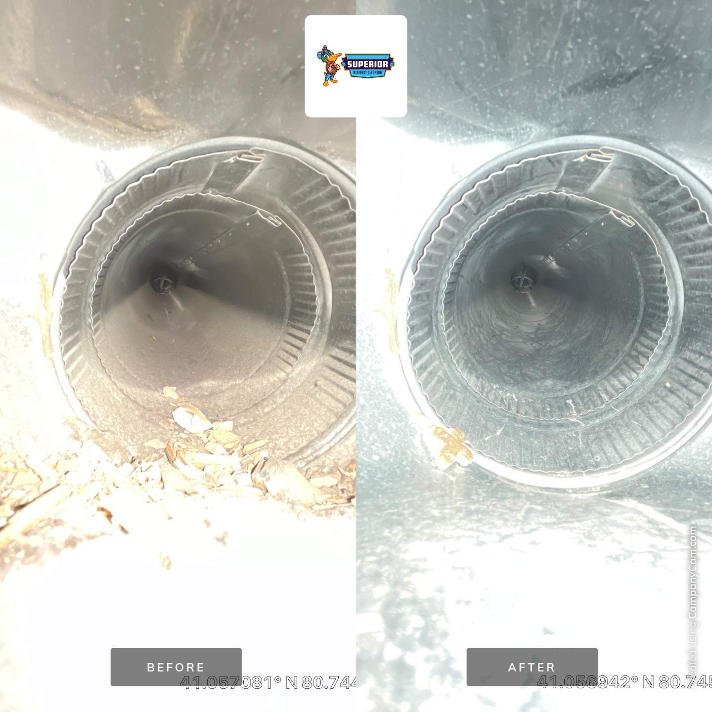 Air Duct Cleaning With a Vacuum Truck in Canfield, OH by Superior Air Duct Cleaning