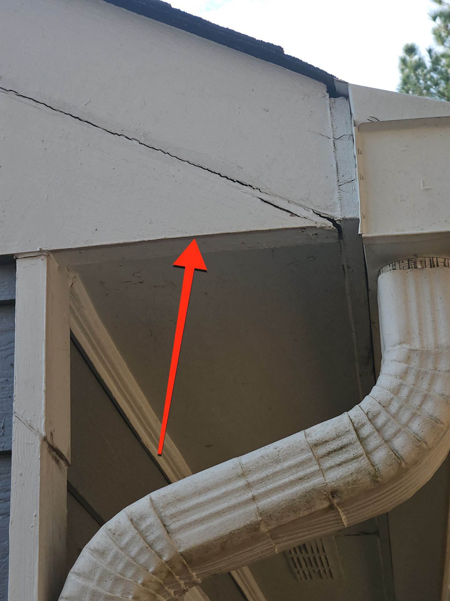 Rotten Wood Replacement using Hardie Trim by Nelson Exteriors 