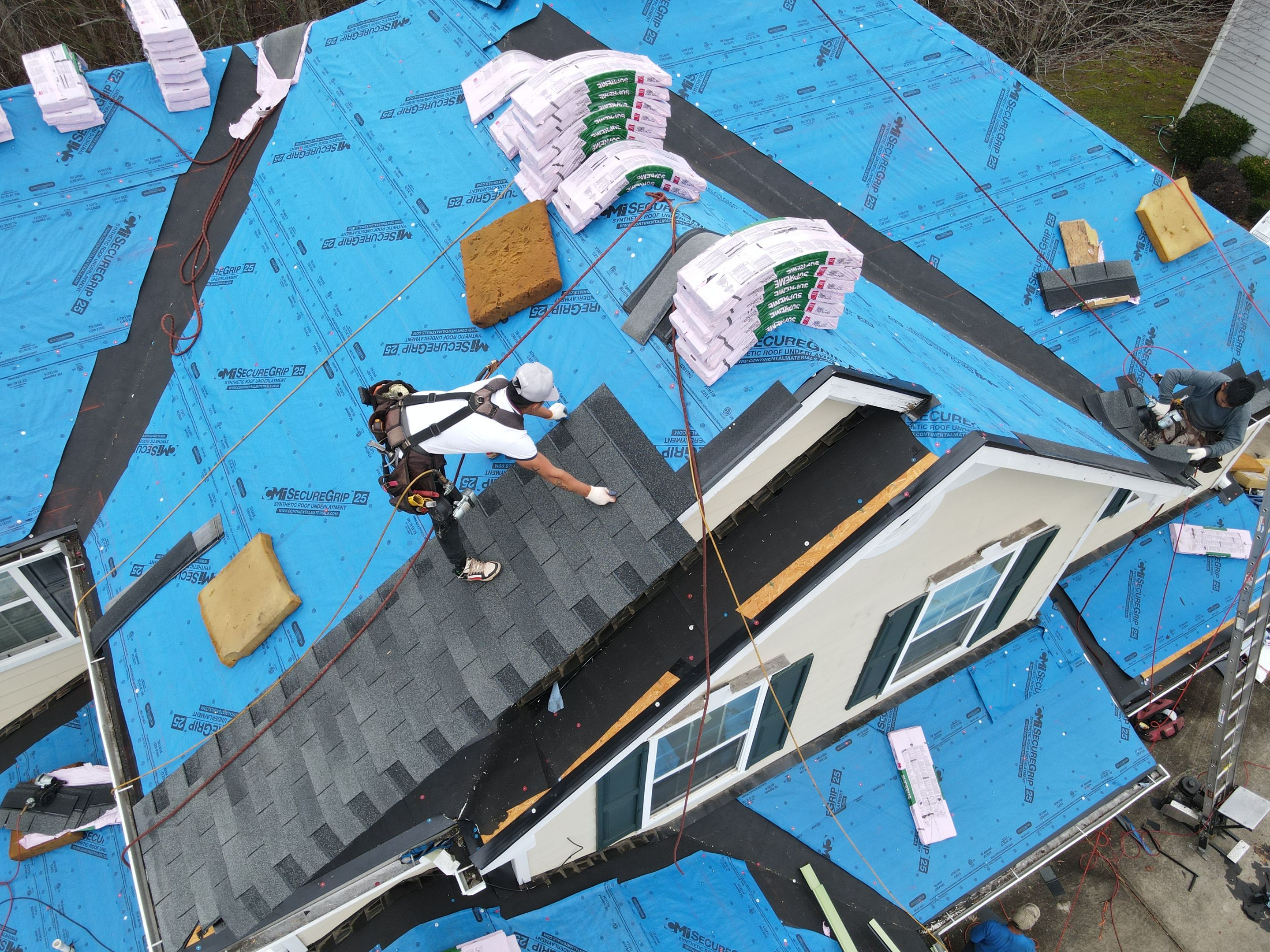 Residential Roofing Installation using Owens Corning by Inspector Roofing and Restoration