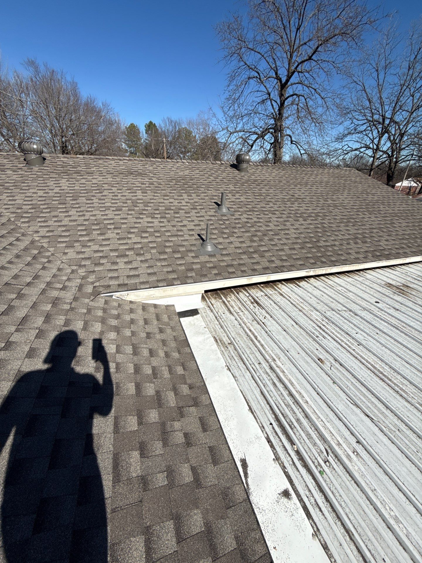 Replaced half roof. by In & Out Construction & Remodeling, LLC