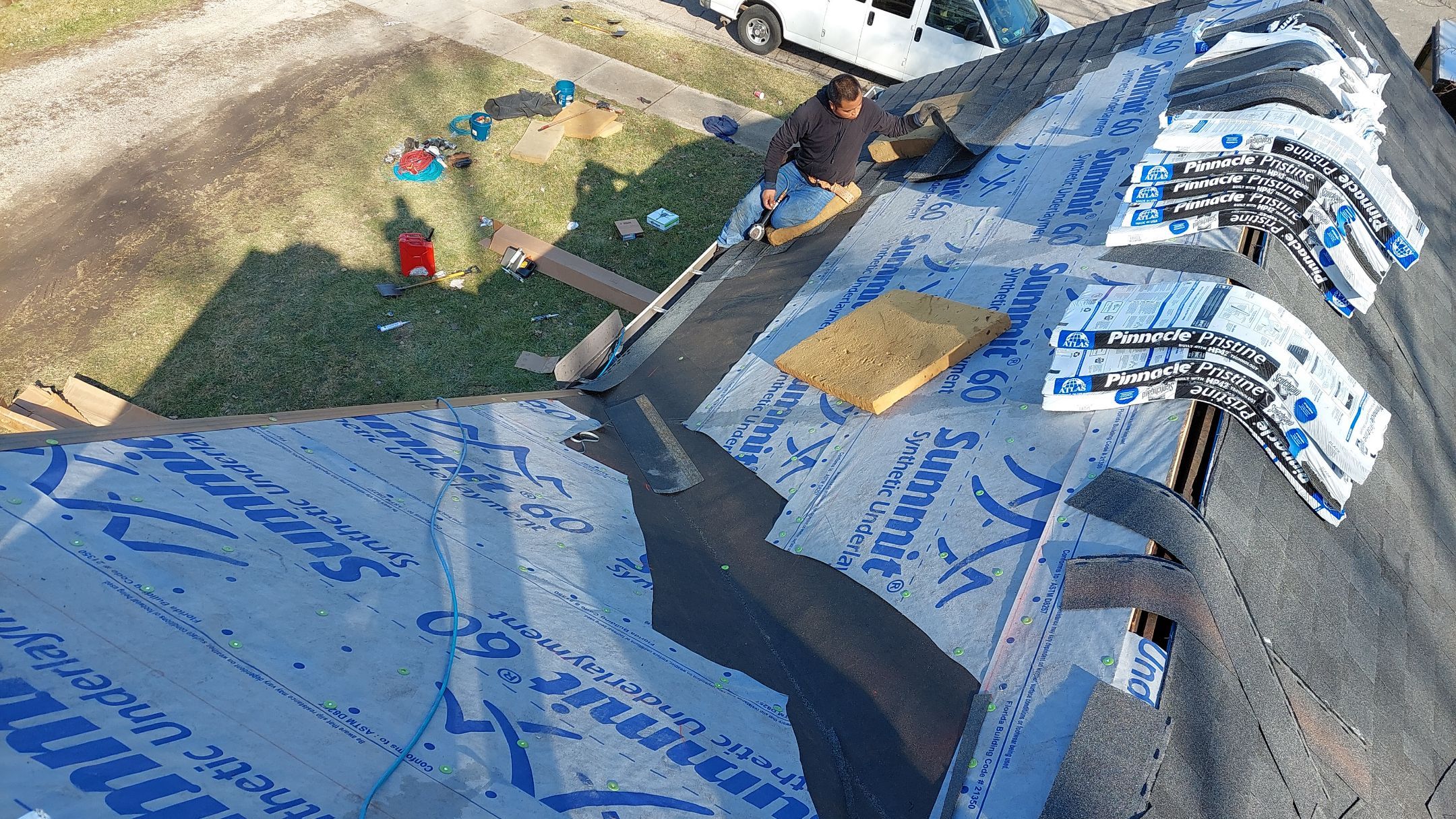 3 Layers and full Re-Deck!!!! by Tamlin Roofing