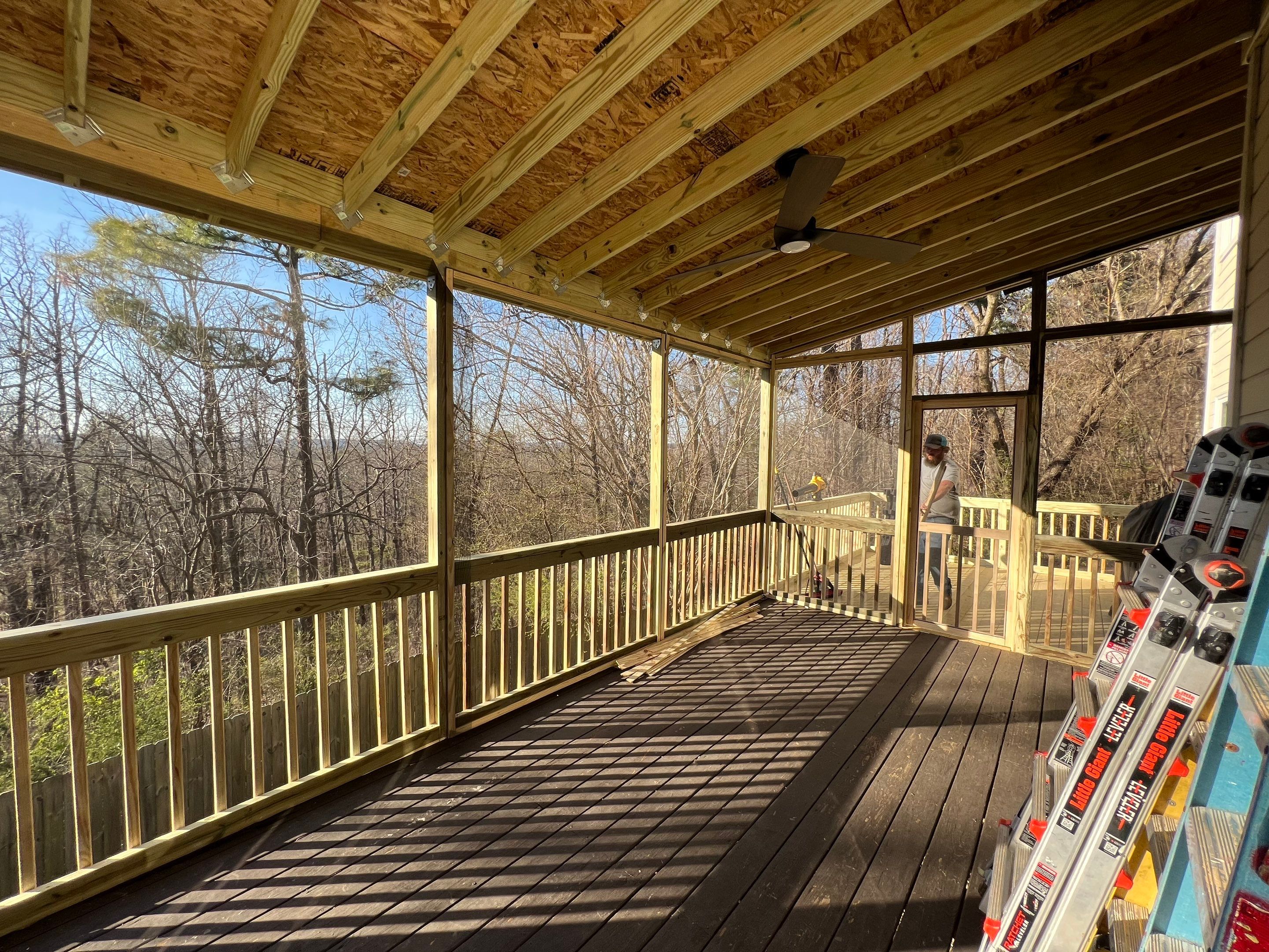 Southwood Screened Porch by Pillar and Pine