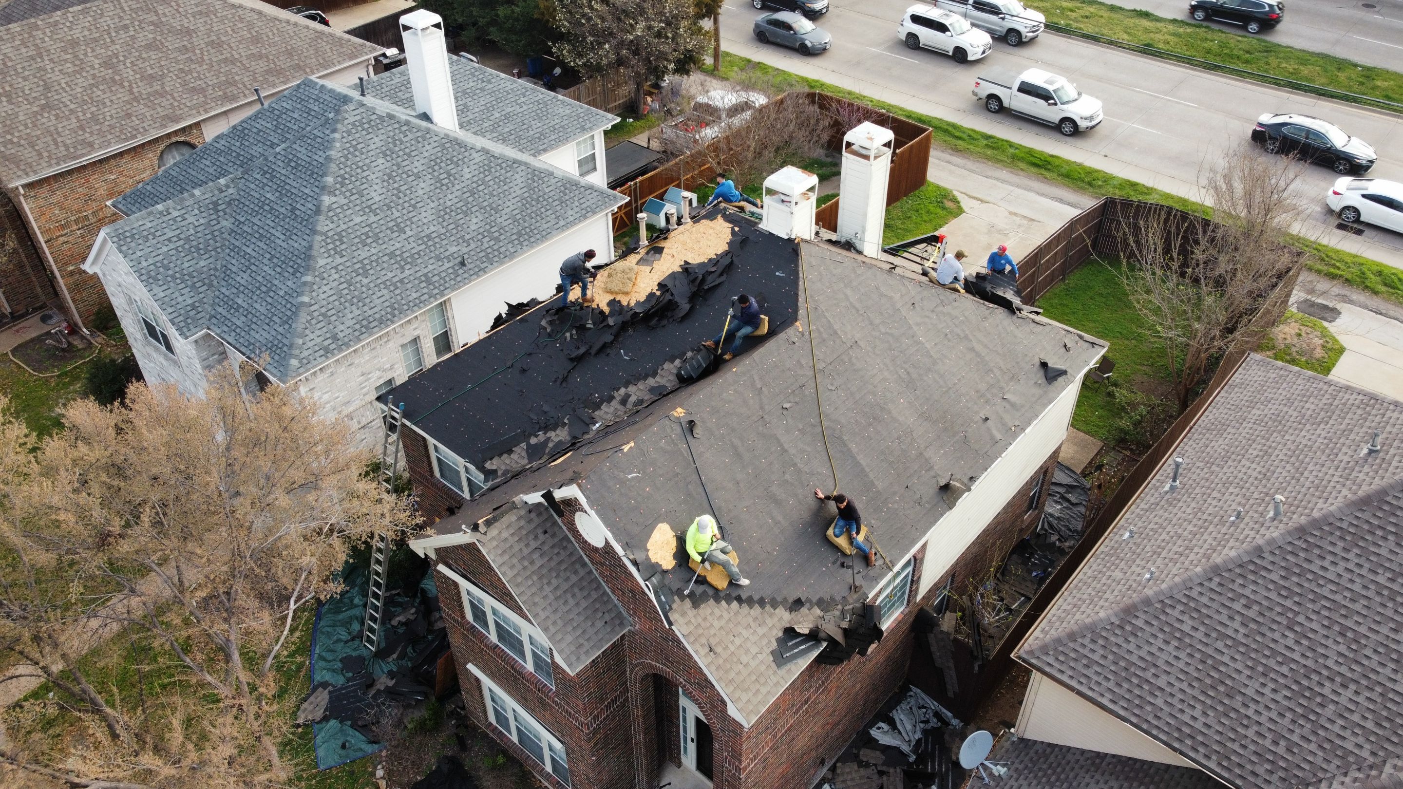 Project in Dallas by Zeus Exteriors