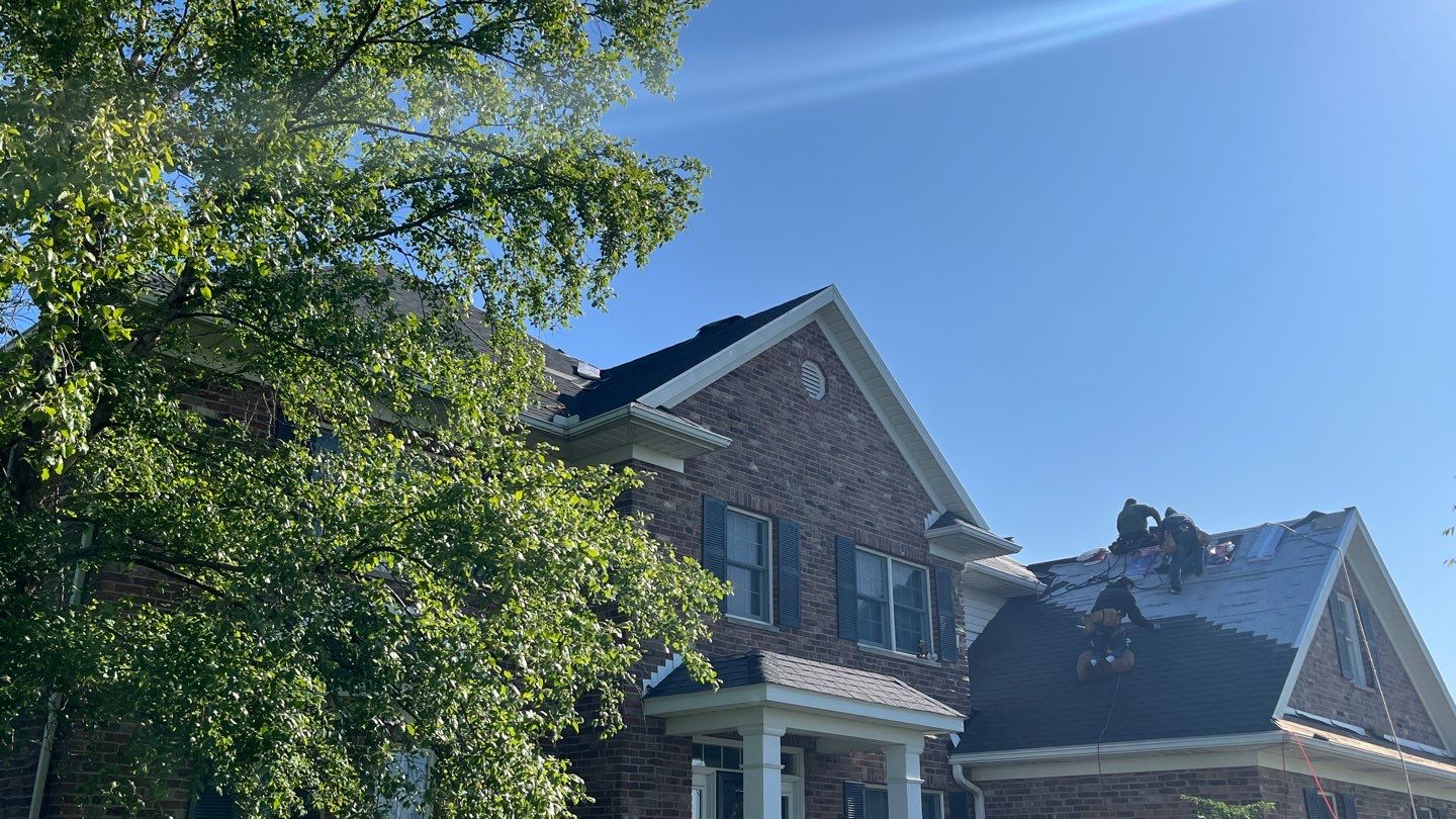 Residential Roofing Installation using GAF Timberline HDZ Charcoal by Nitro Roofing and Construction